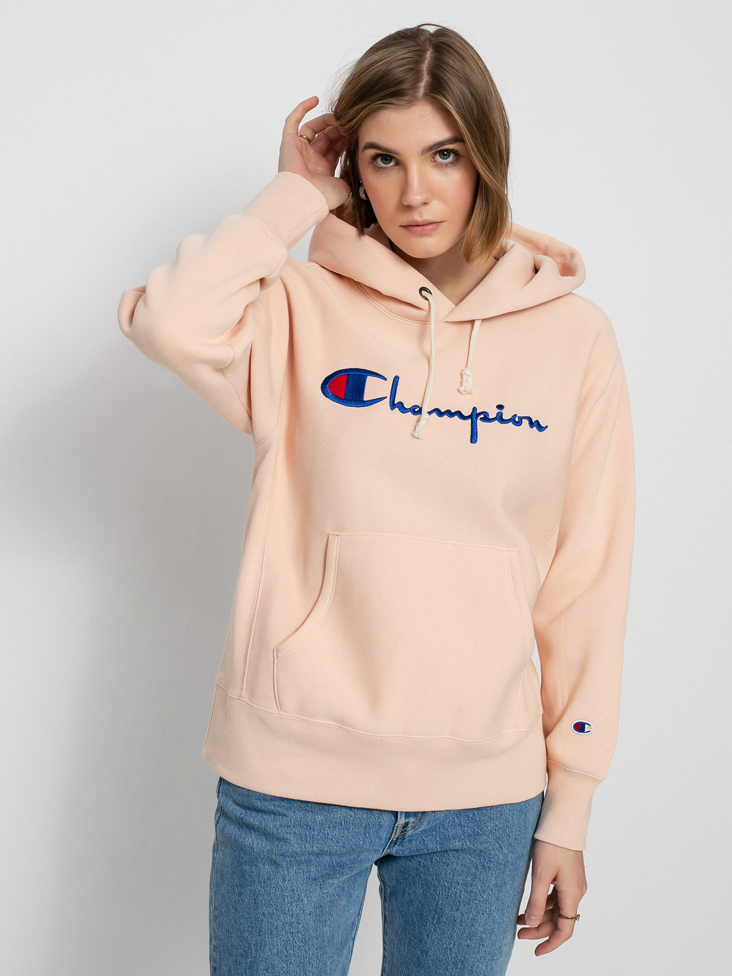 Mikina s kapucí Champion Sweatshirt HD 114788 Wmn (spv)