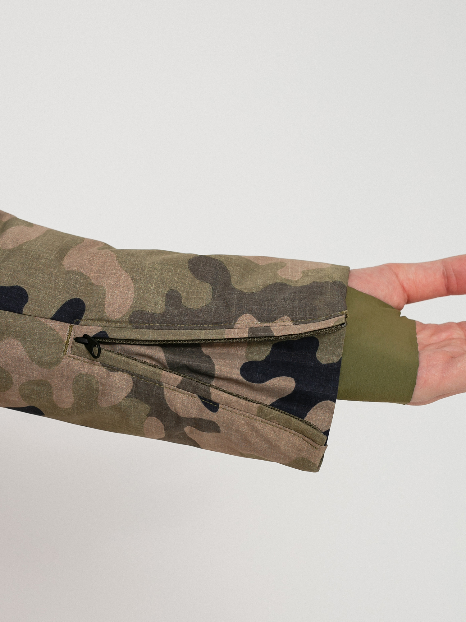 Dámská Snowboardová bunda Burton Keelan (creme brulee/martini olive terra camo)