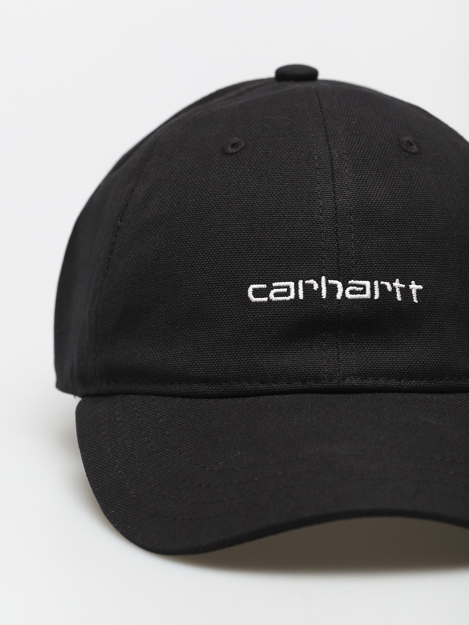 Kšiltovka  Carhartt WIP Canvas Script (black/white)