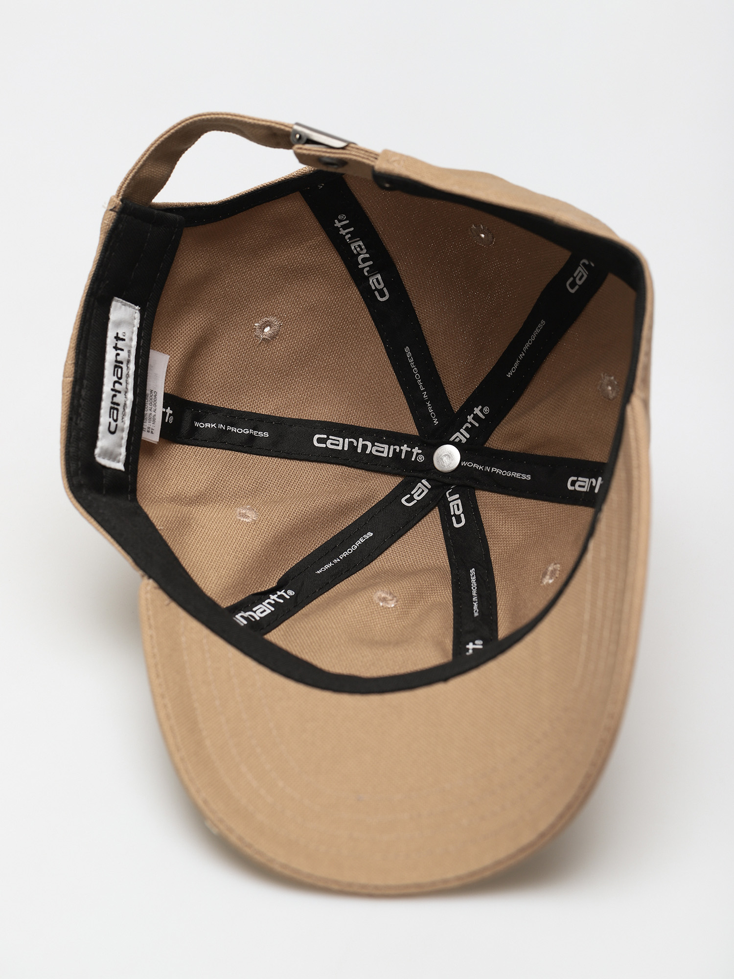 Kšiltovka  Carhartt WIP Canvas Script (nomad/hamilton brown)