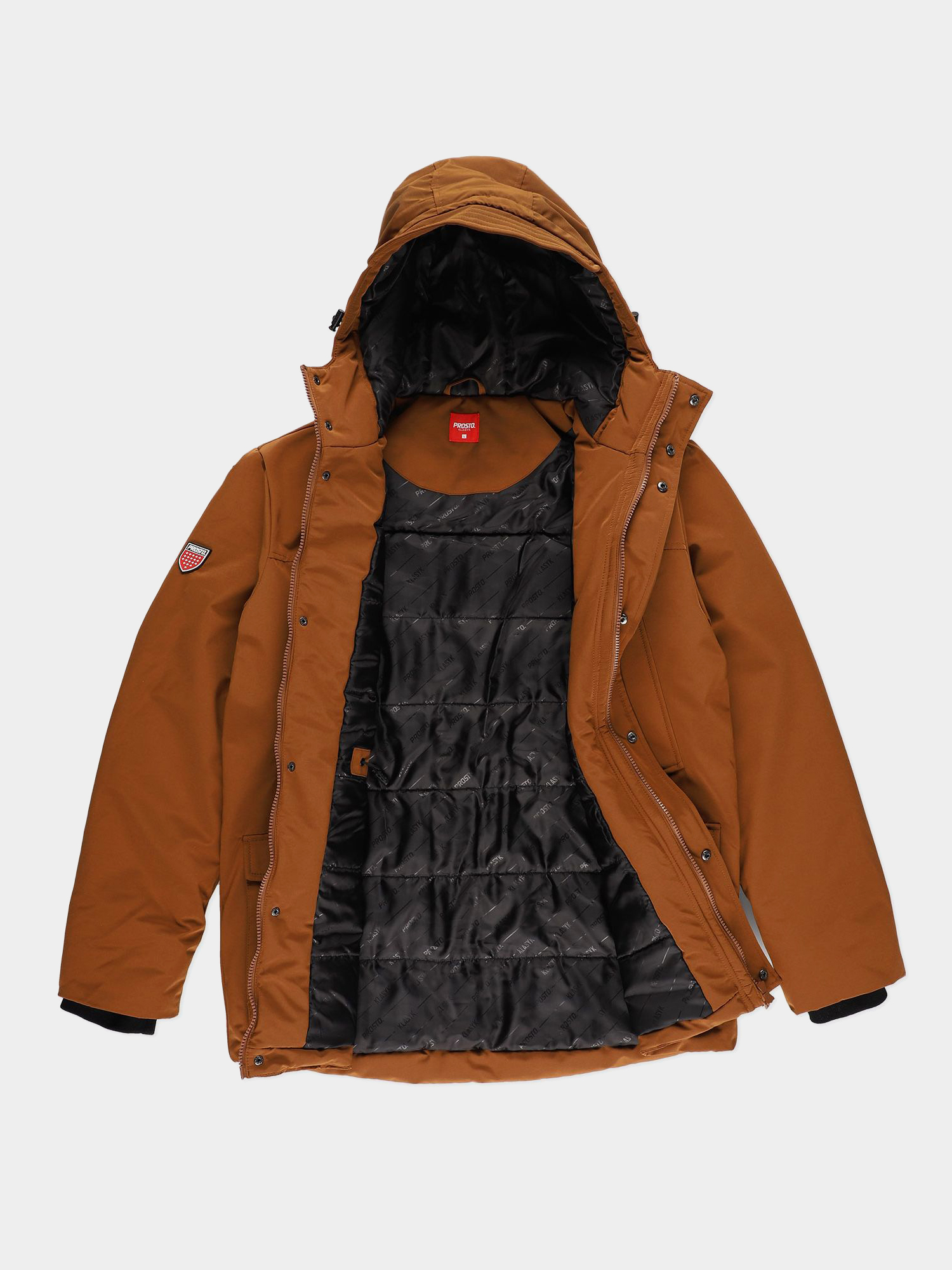 Bunda Prosto Long (brown)