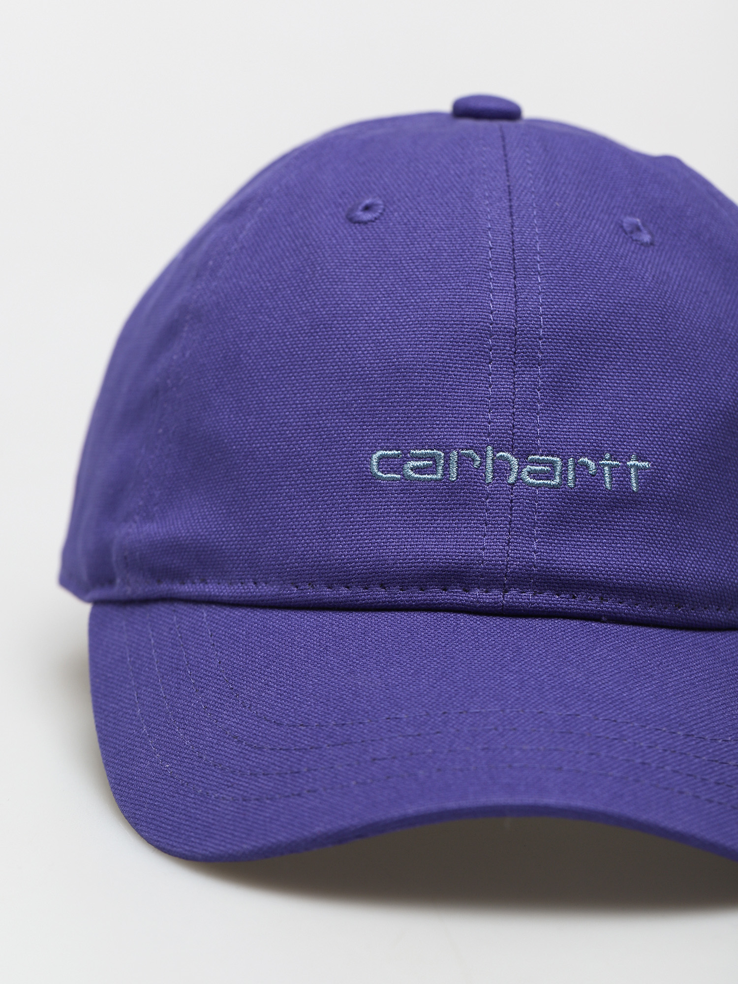 Kšiltovka  Carhartt WIP Canvas Script (razzmic/icy water)