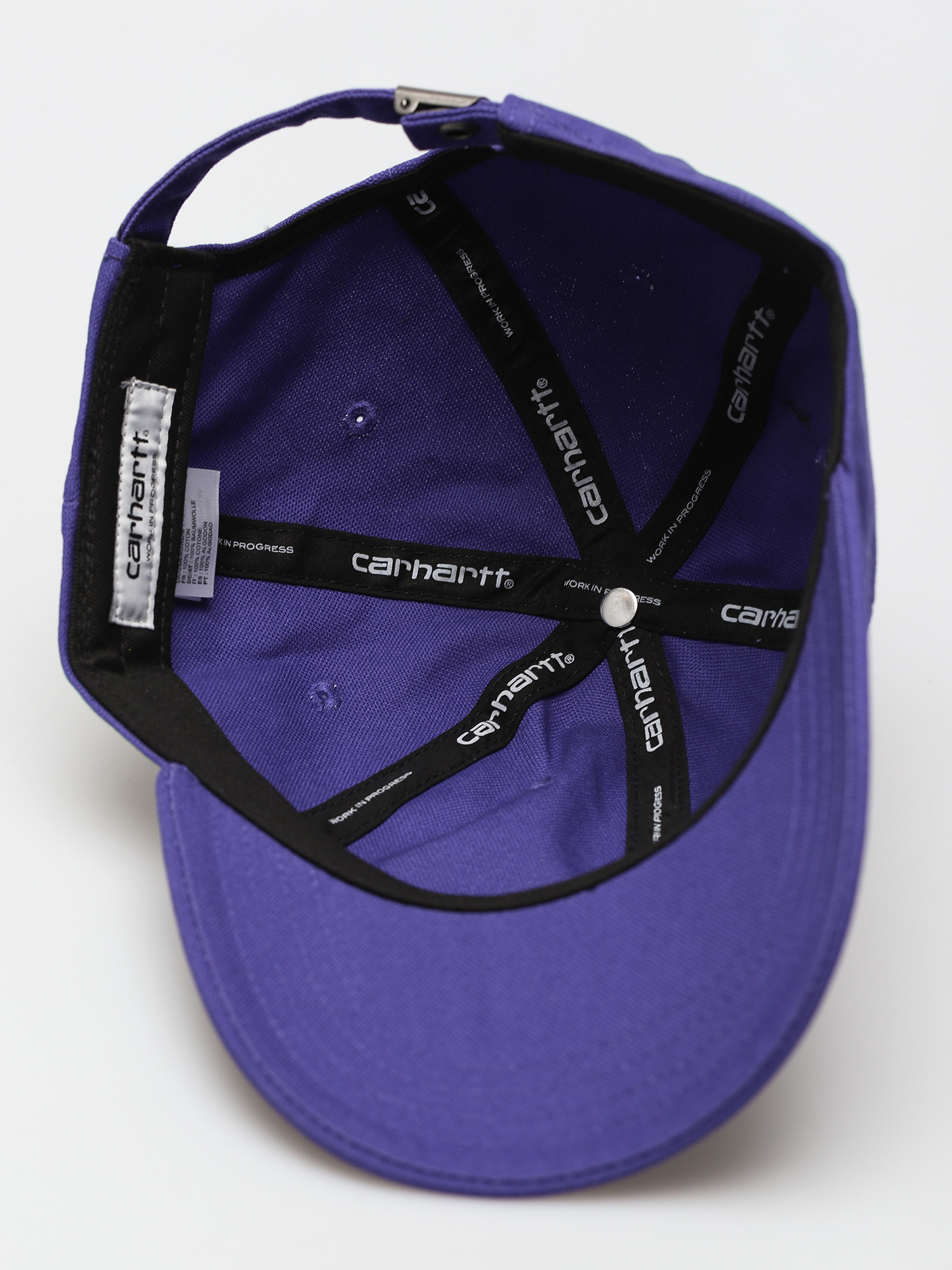 Kšiltovka  Carhartt WIP Canvas Script (razzmic/icy water)