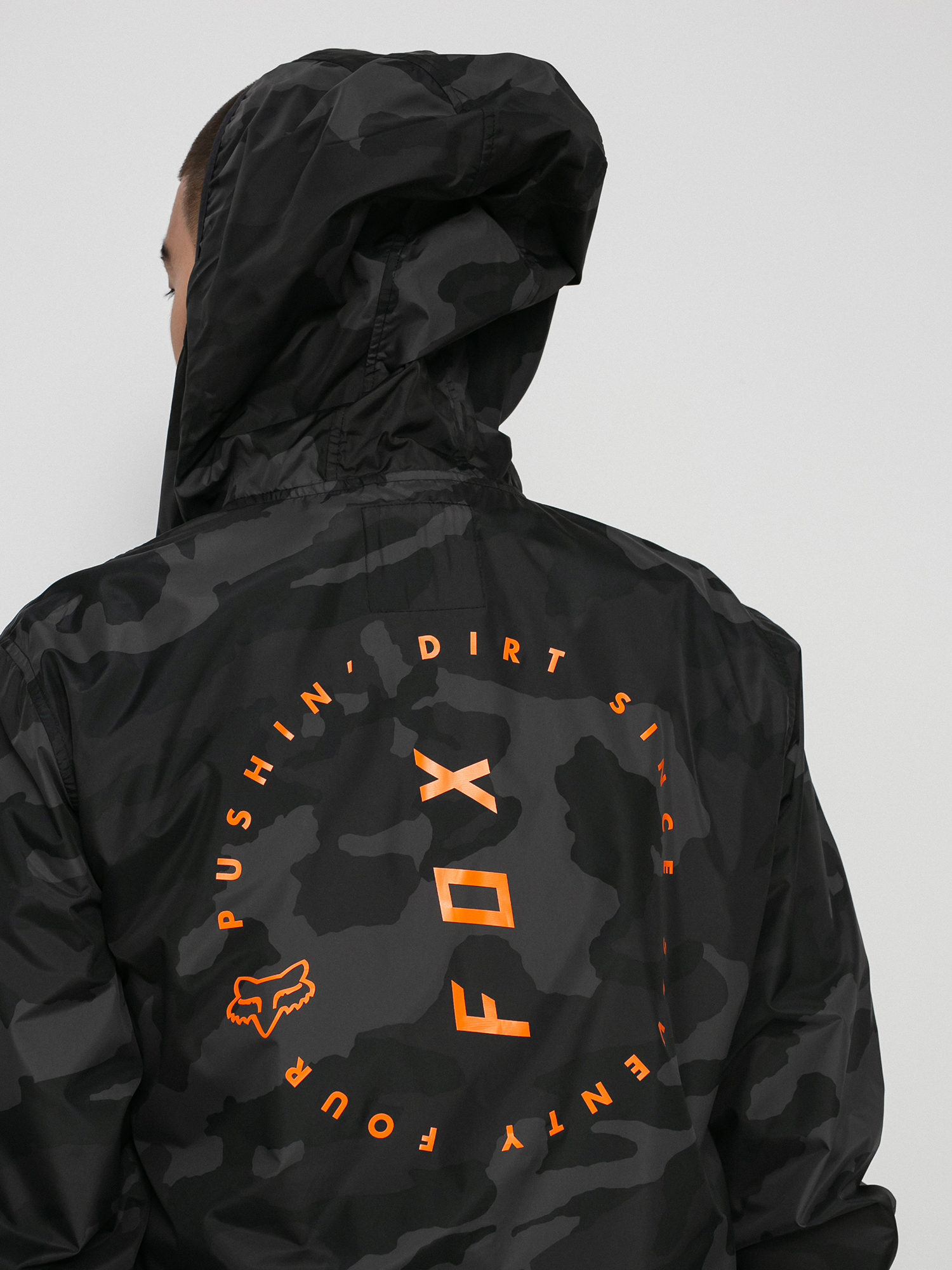 Bunda Fox Clean Up Windbreaker (blk cam)