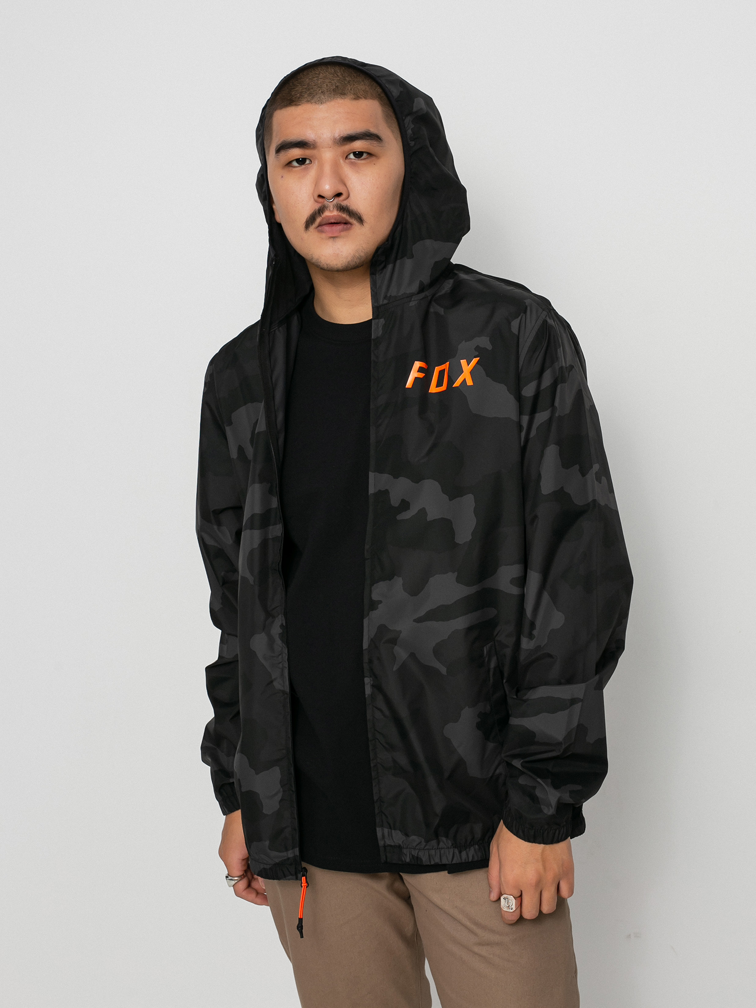 Bunda Fox Clean Up Windbreaker (blk cam)