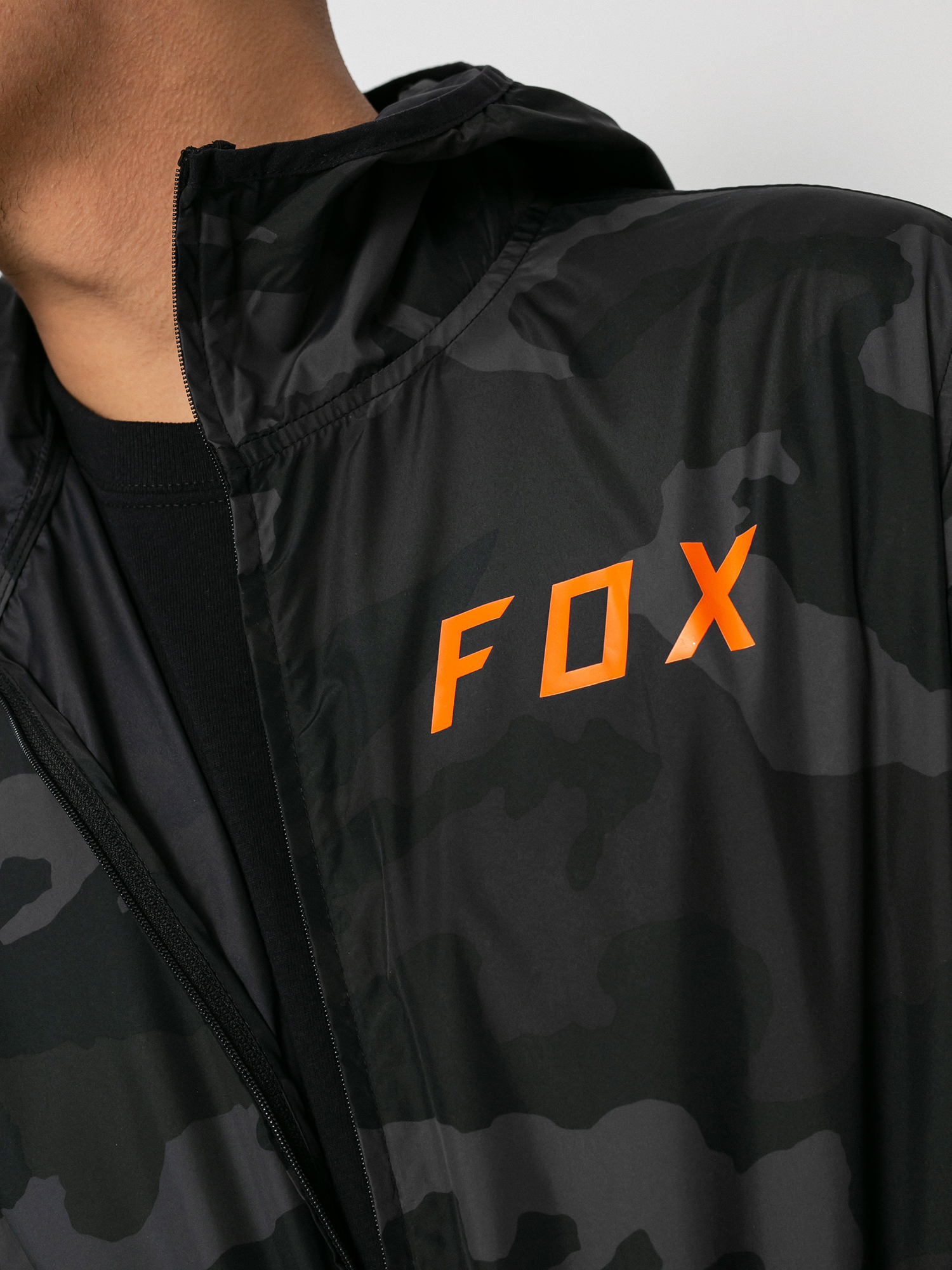 Bunda Fox Clean Up Windbreaker (blk cam)