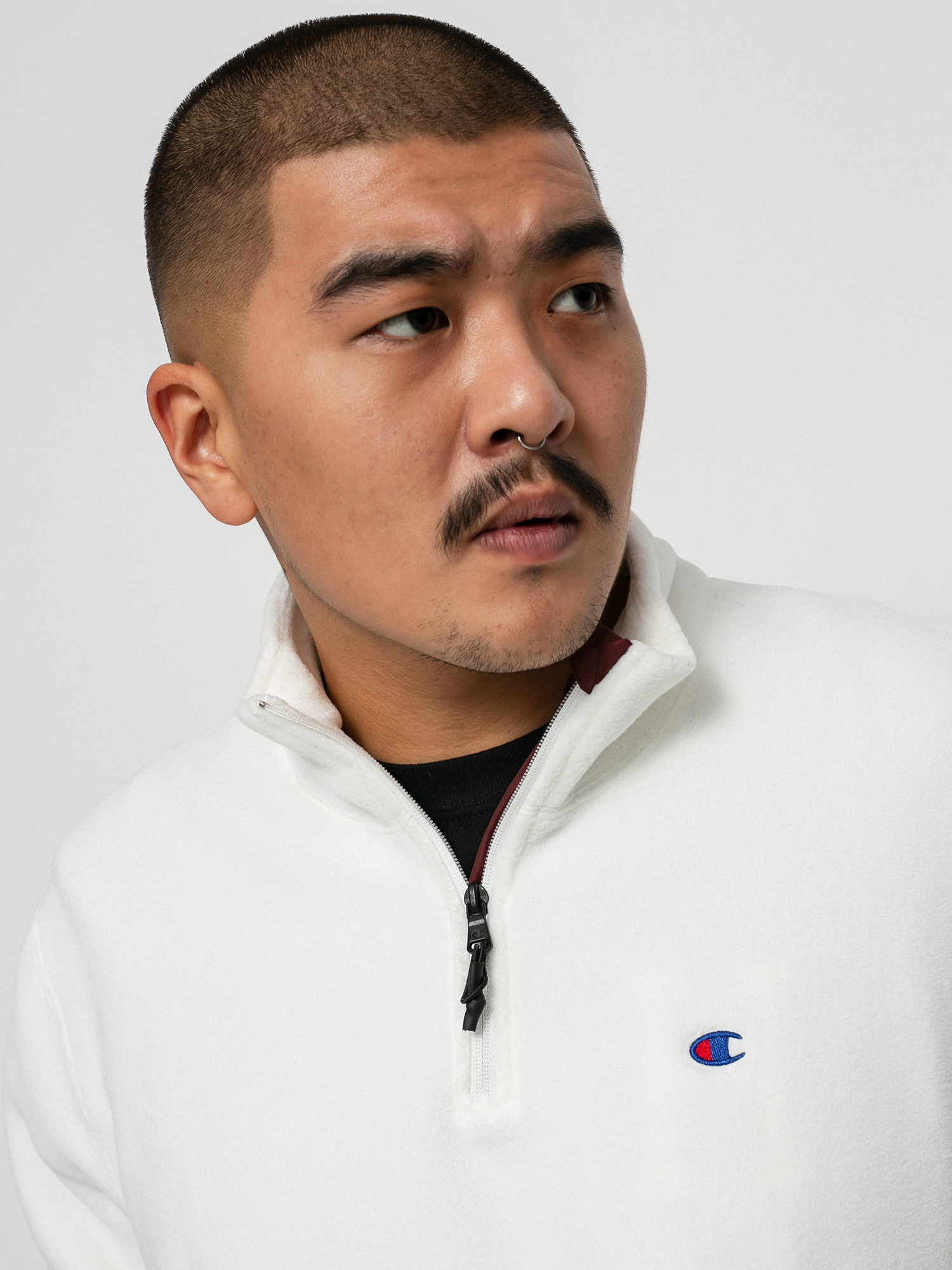 Pánský Mikina Champion Half Zip Top 215107 (str/trp/and)