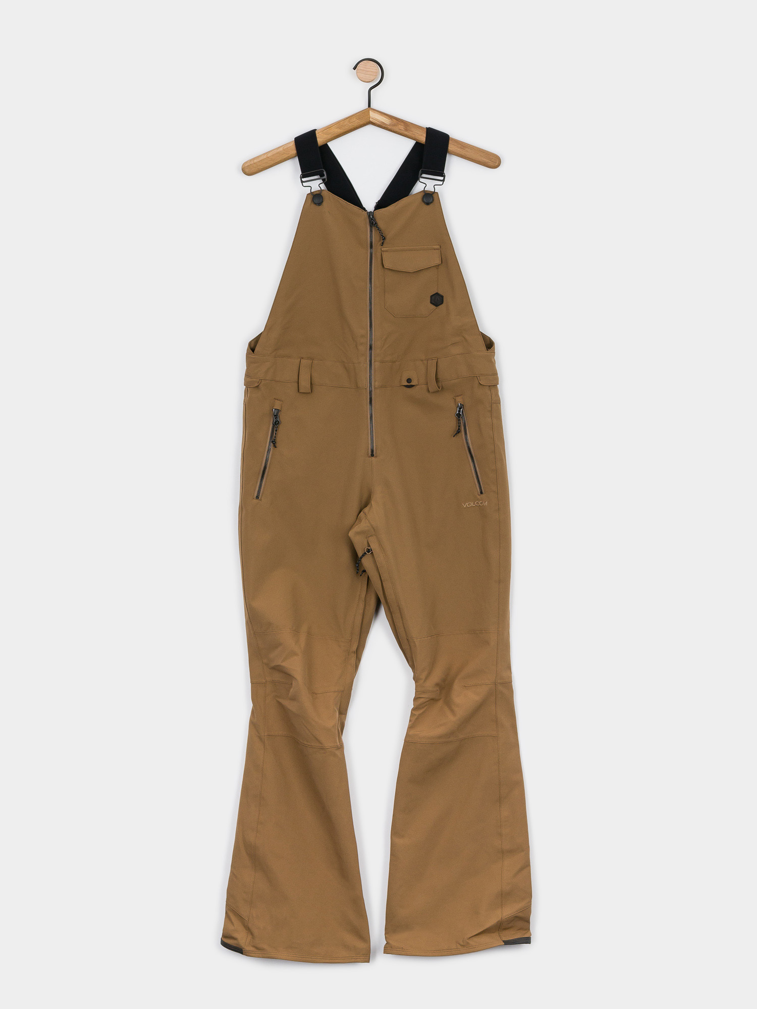 Dámské Snowboardové kalhoty  Volcom Swift Bib Overall (coffee)