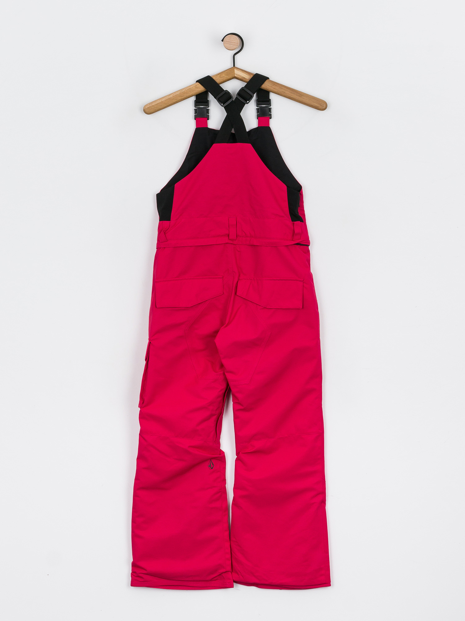 Snowboardové kalhoty  Volcom Barkley Bib Overall JR (magenta)