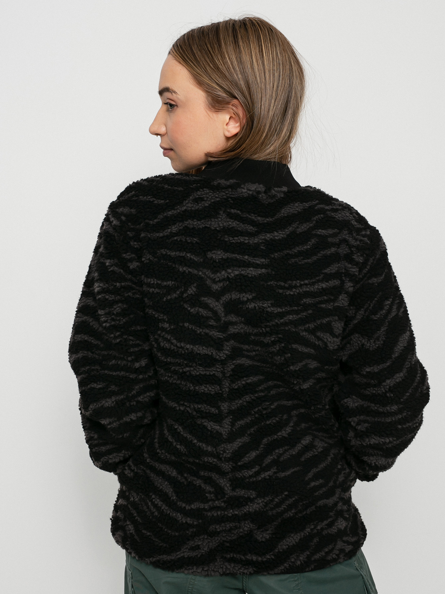 Bunda Volcom Reversible Polar Wmn (white tiger)