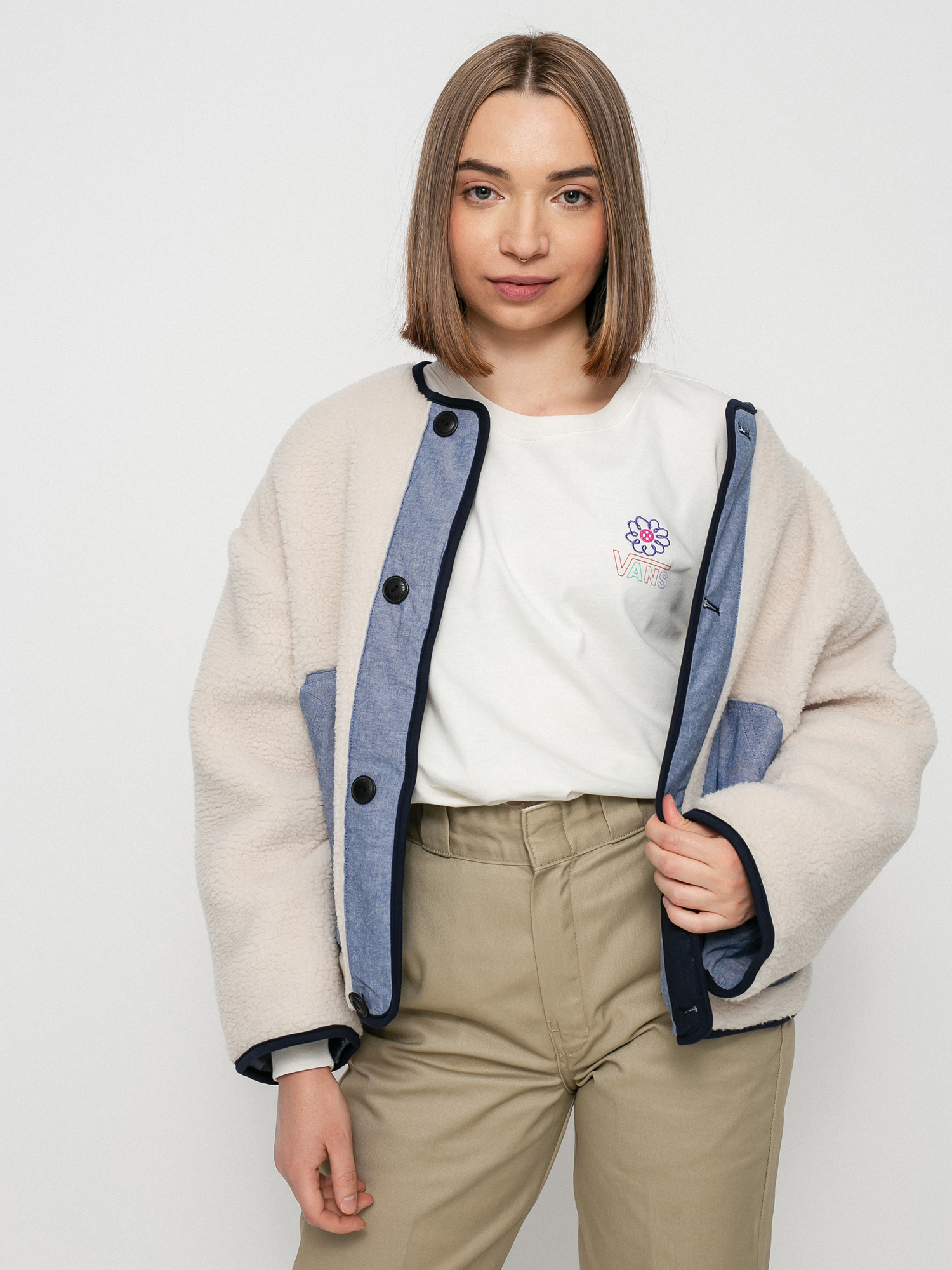 Bunda Element Augusta Pile Wmn (natural)