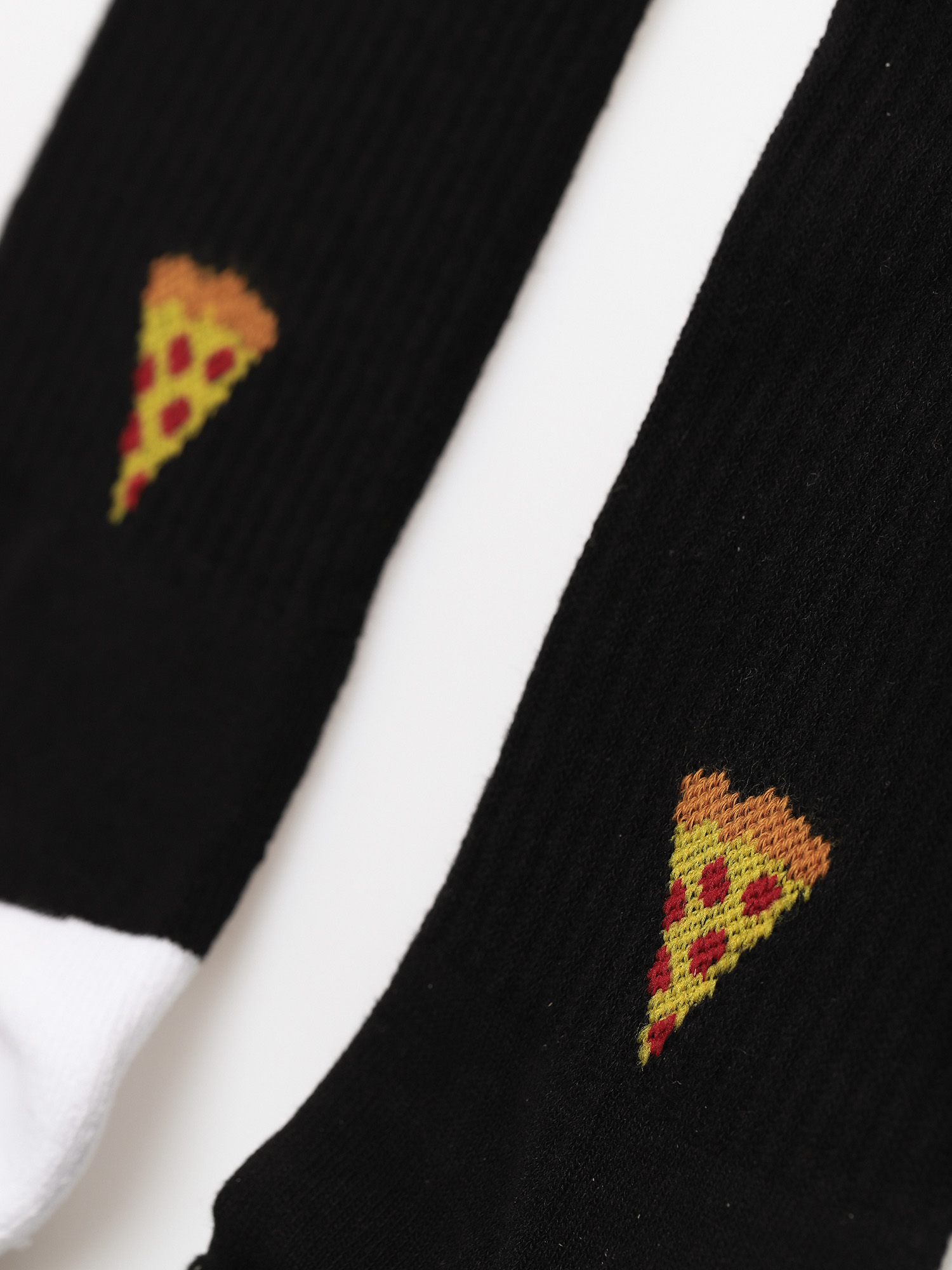 Ponožky Pizza Skateboards Emoji (black/white)