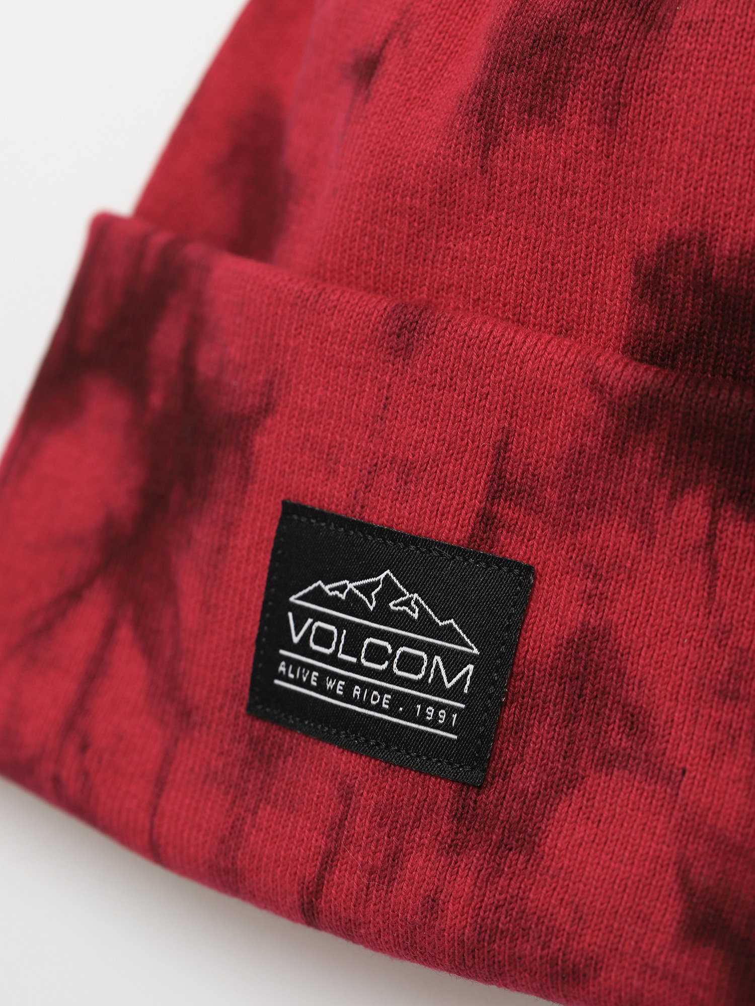 Čepice Volcom Tie Dye Beanie Wmn (merlot)