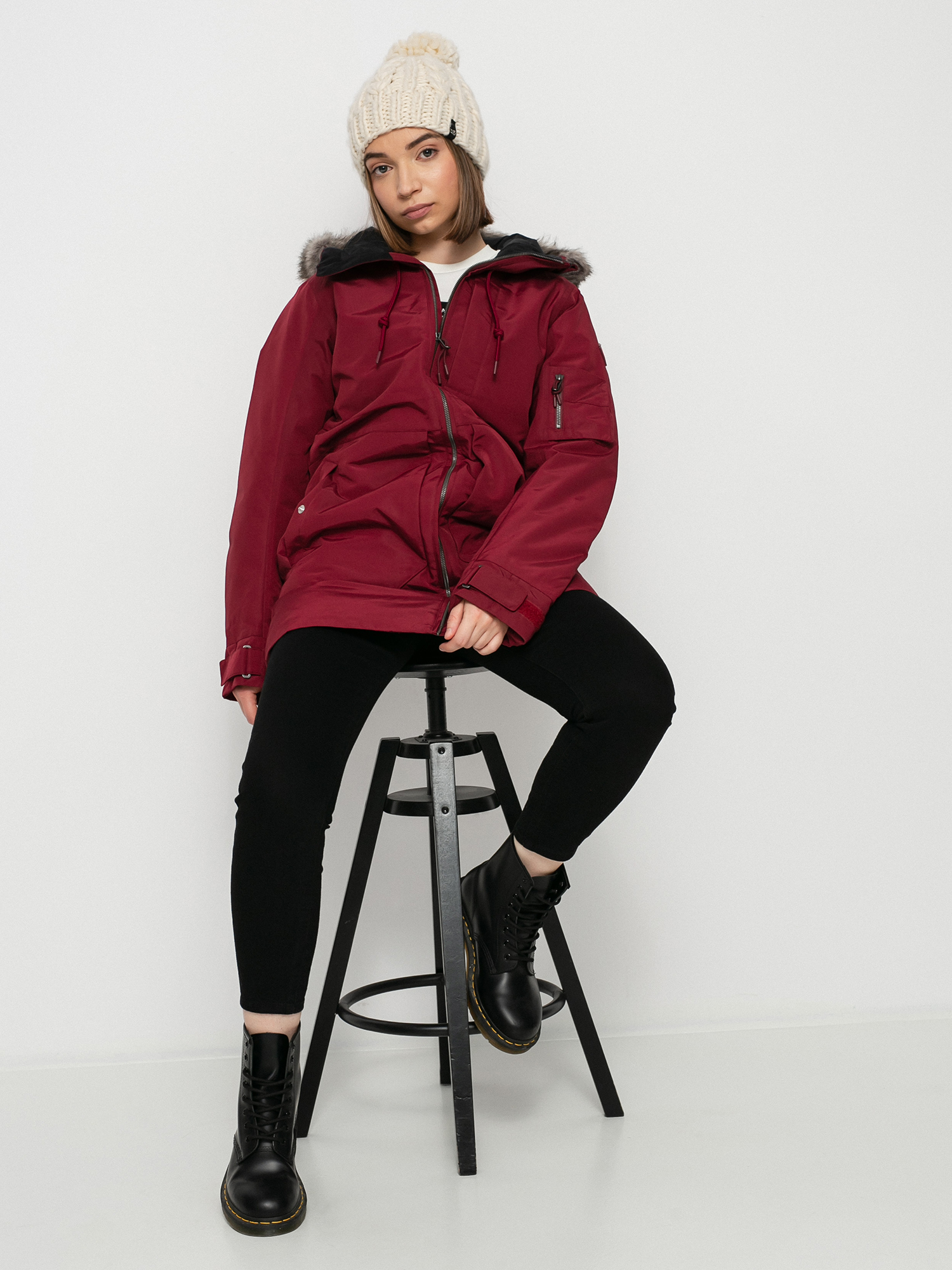 Bunda Burton Saxton Parka Wmn (mulled berry)