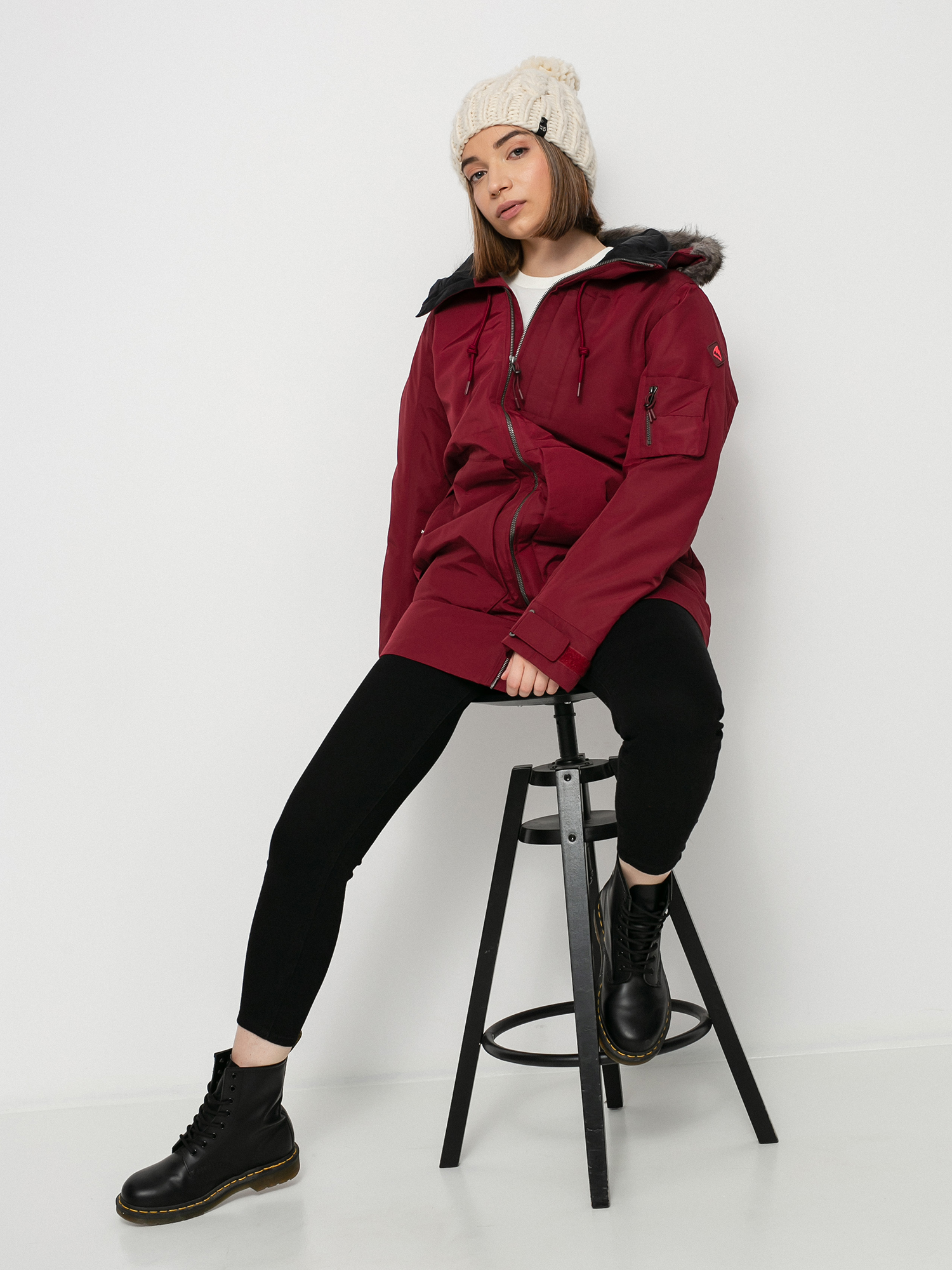 Bunda Burton Saxton Parka Wmn (mulled berry)