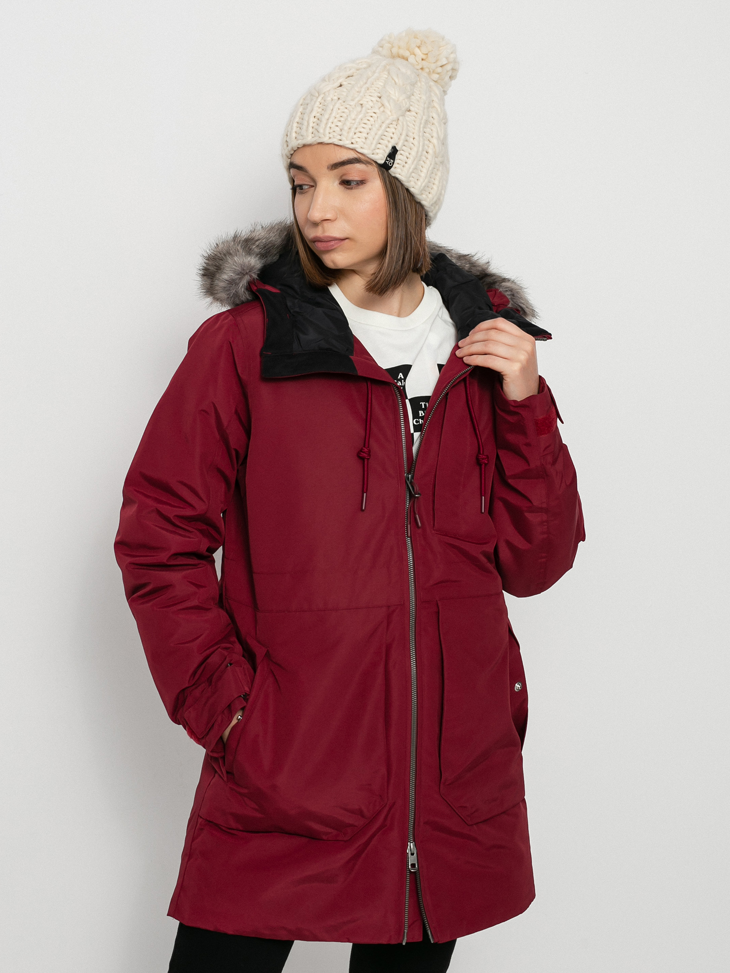 Bunda Burton Saxton Parka Wmn (mulled berry)