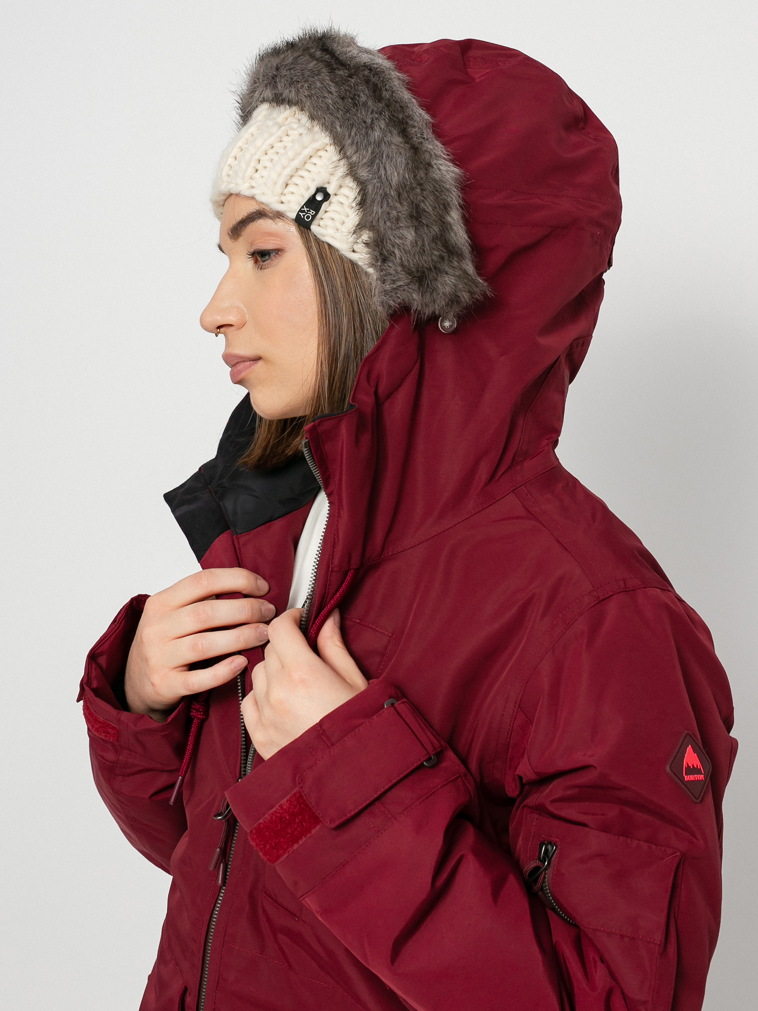Bunda Burton Saxton Parka Wmn (mulled berry)