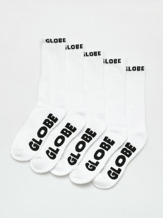 Ponožky Globe Whiteout 5 Pack (white)