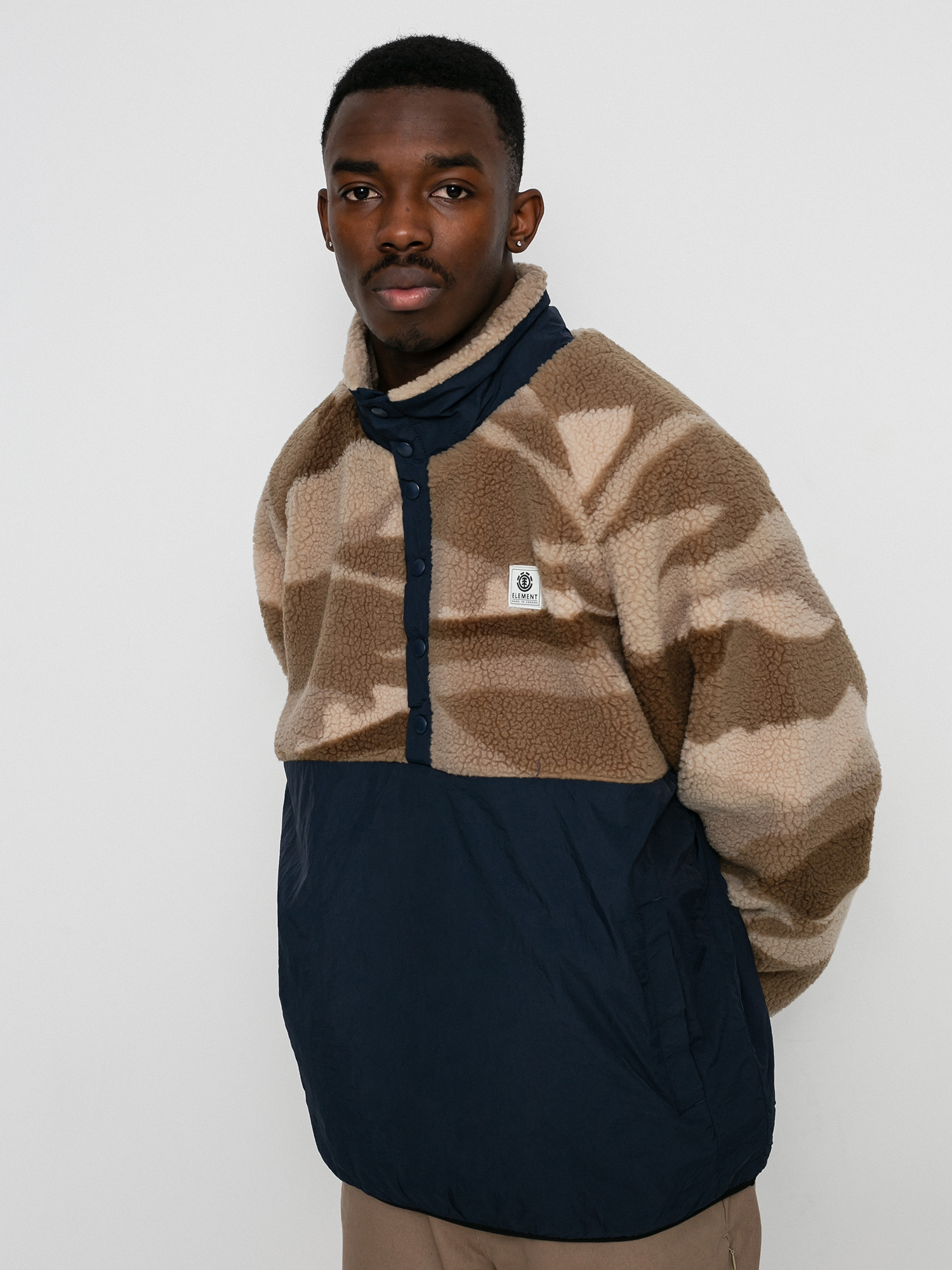 Mikina Element Mountain Sherpa 1/4 (landscape dpm)