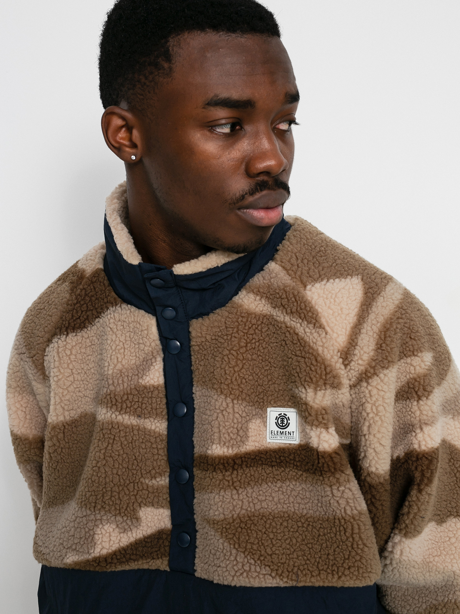 Mikina Element Mountain Sherpa 1/4 (landscape dpm)