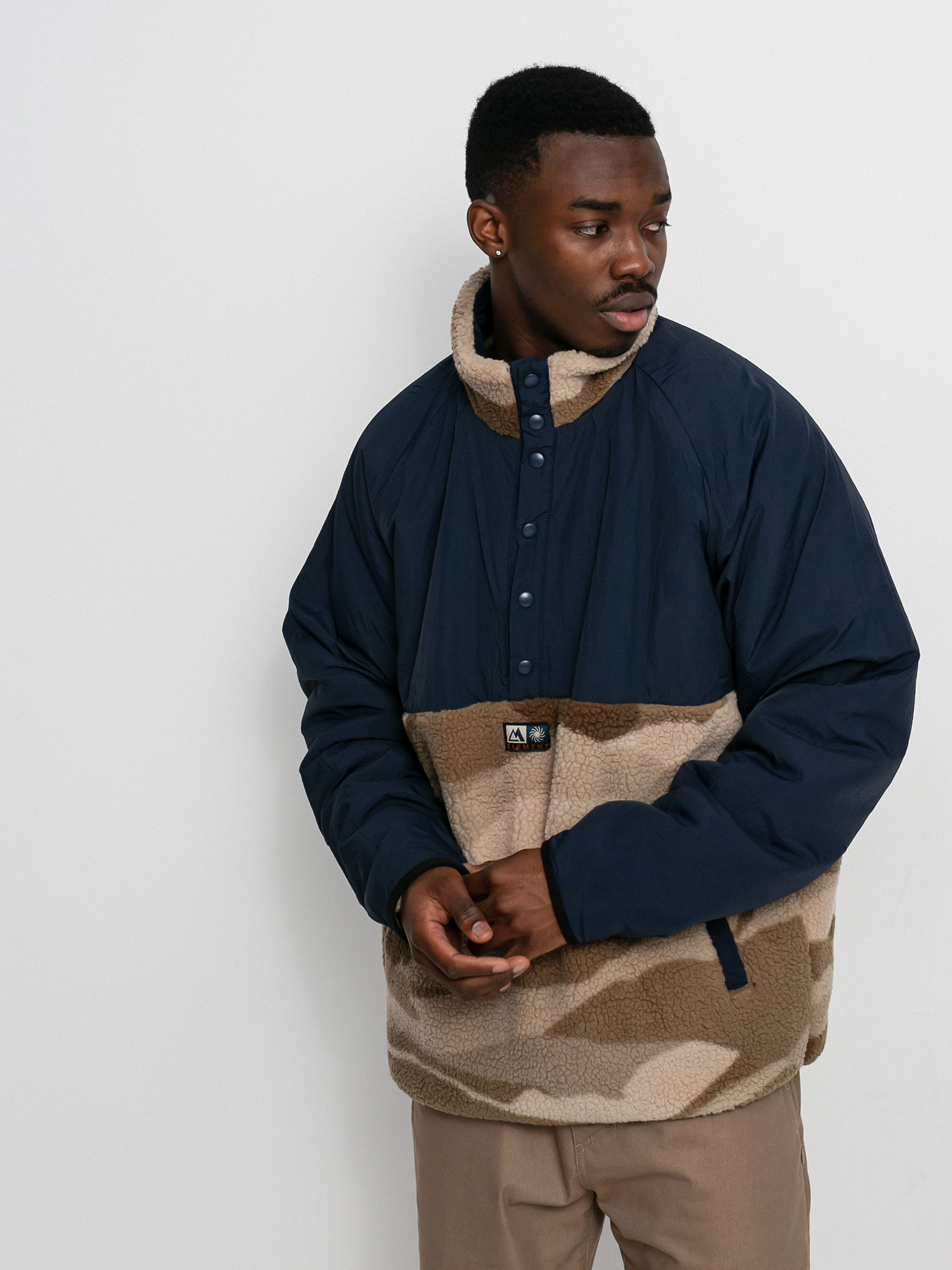 Mikina Element Mountain Sherpa 1/4 (landscape dpm)