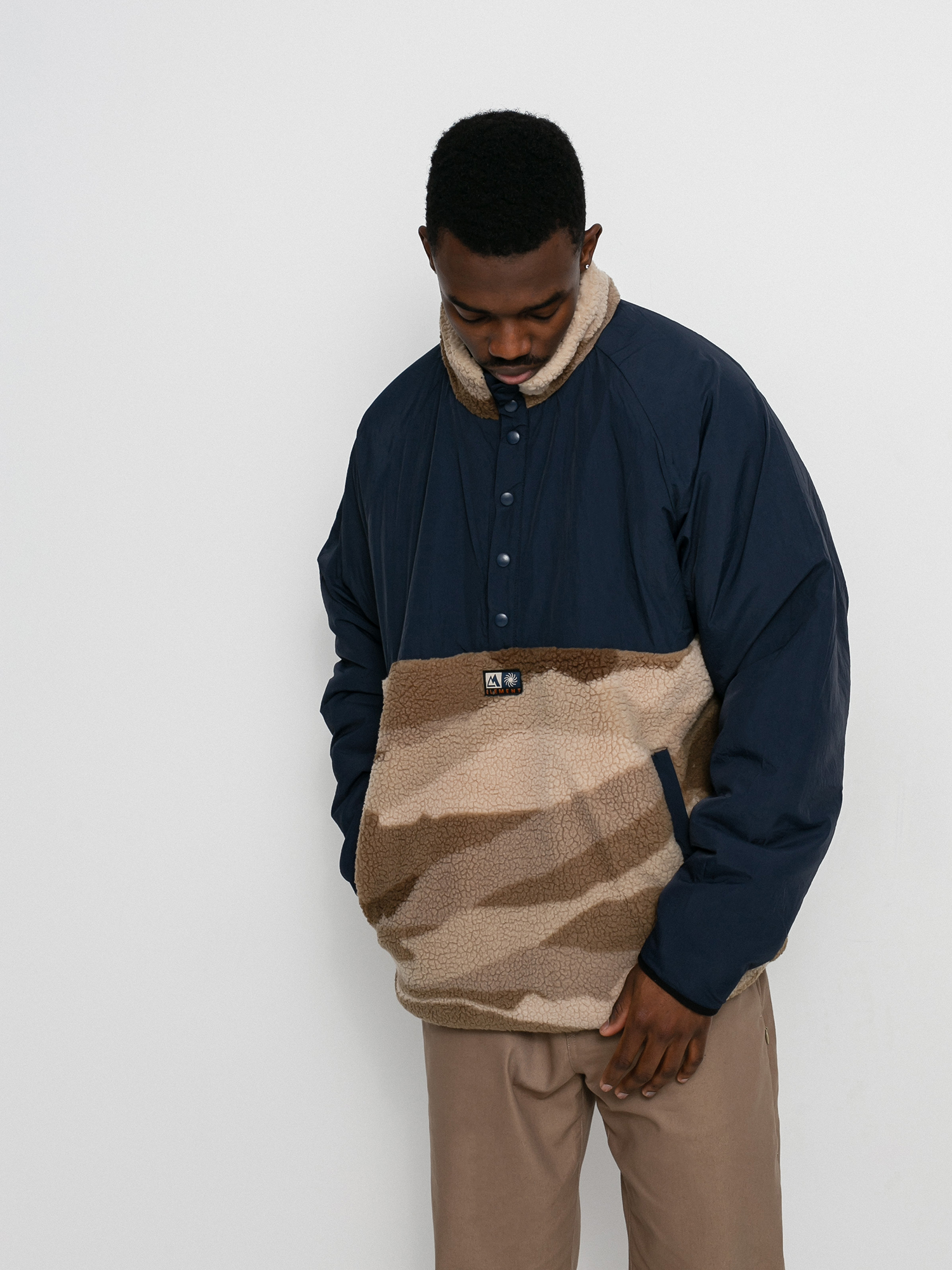 Mikina Element Mountain Sherpa 1/4 (landscape dpm)