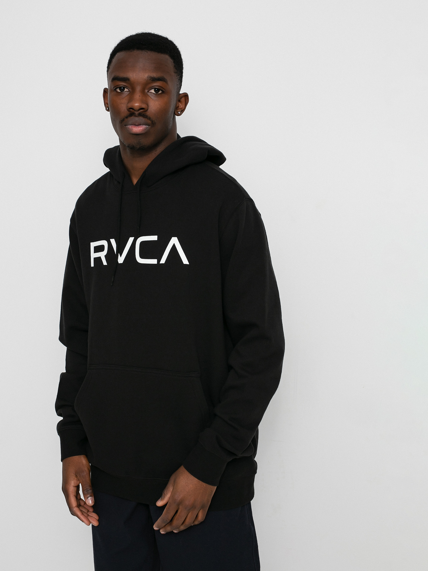 Mikina s kapucí RVCA Big Rvca HD (black)