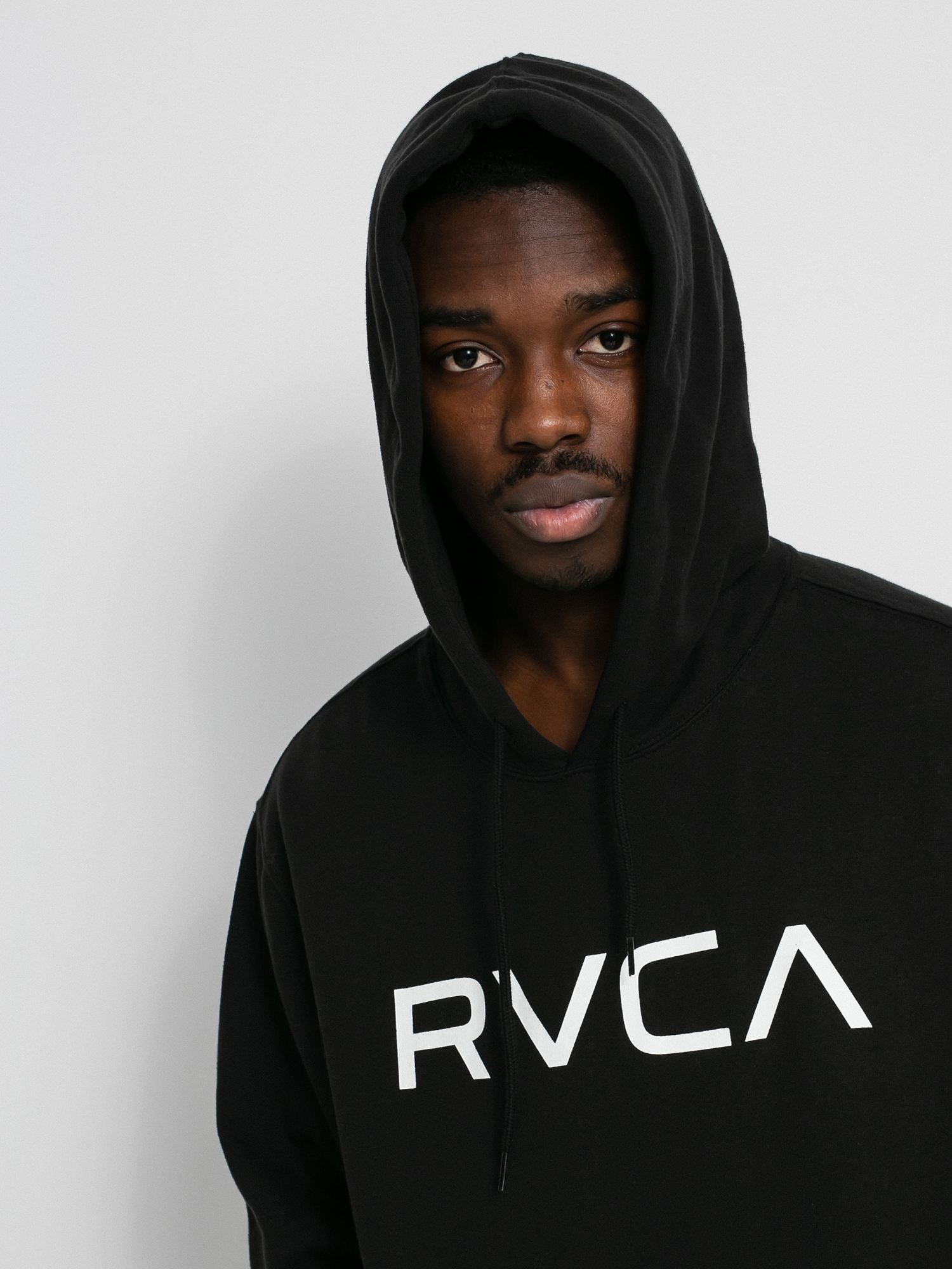 Mikina s kapucí RVCA Big Rvca HD (black)