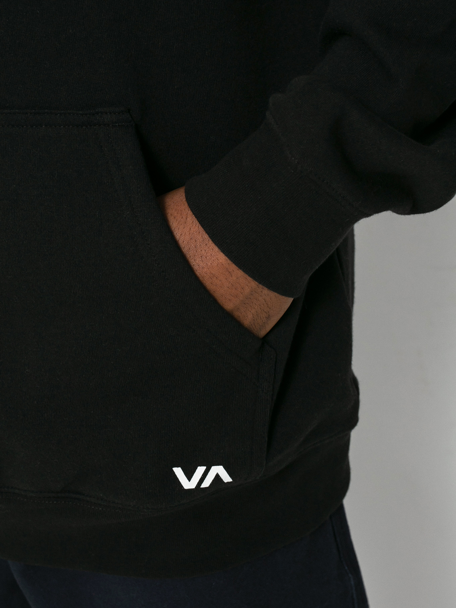 Mikina s kapucí RVCA Big Rvca HD (black)