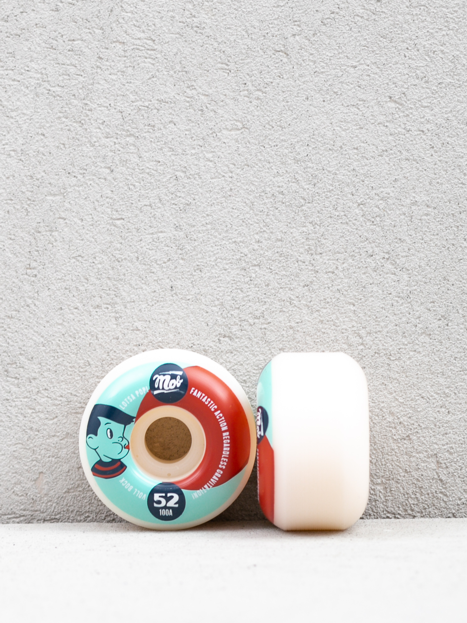 Kolečka Mob Skateboards Pop (teal/red)