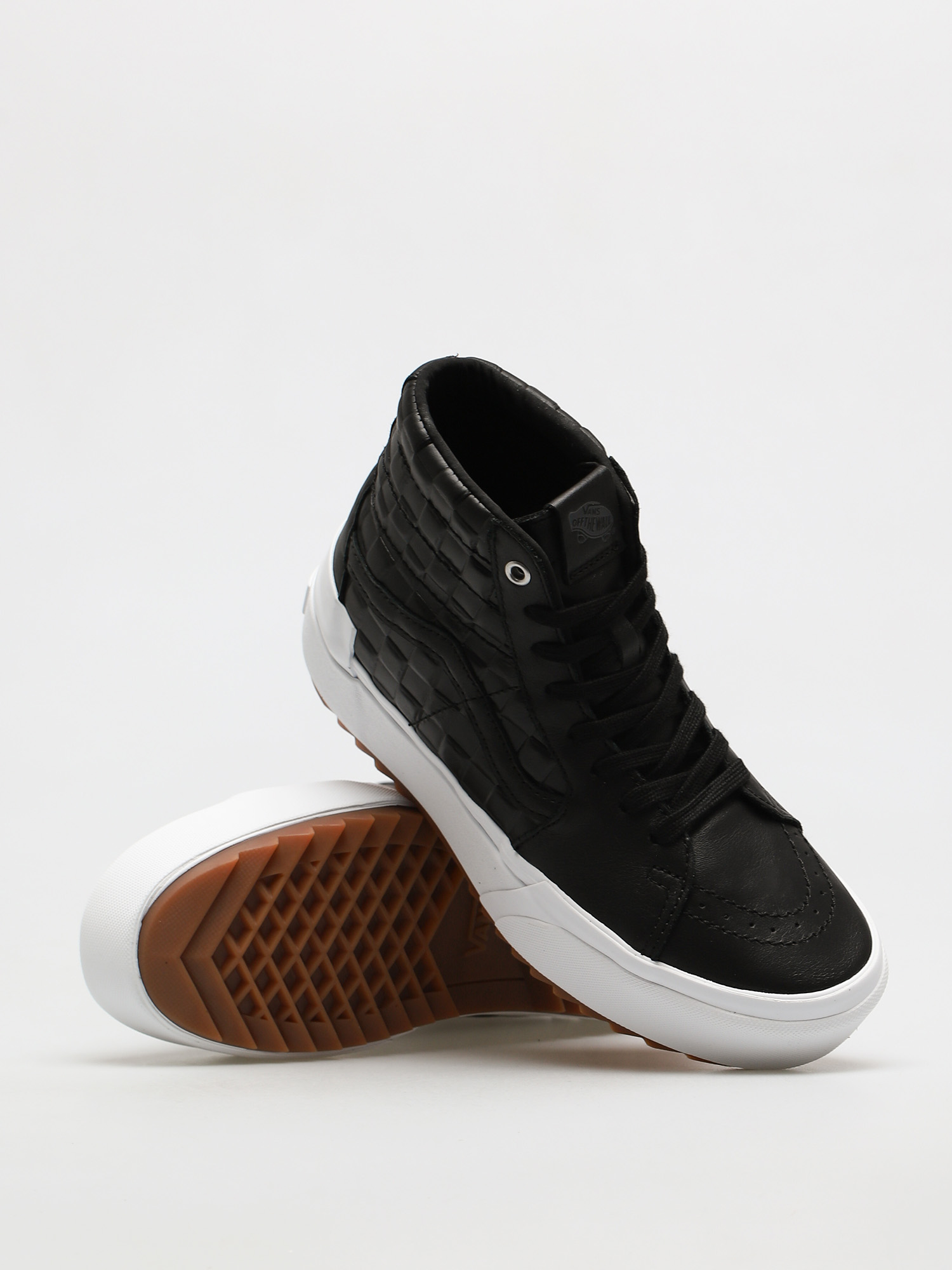Boty Vans Sk8 Hi Stacked (emboss check/black/true white)