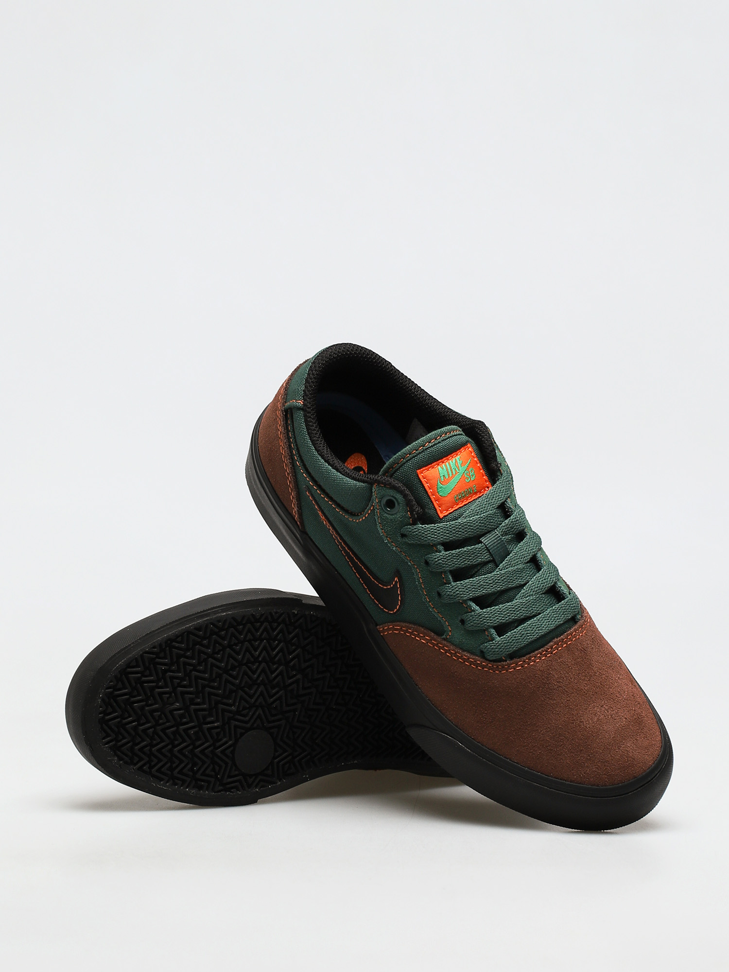 Boty Nike SB Chron 2 (lt chocolate/black noble green)