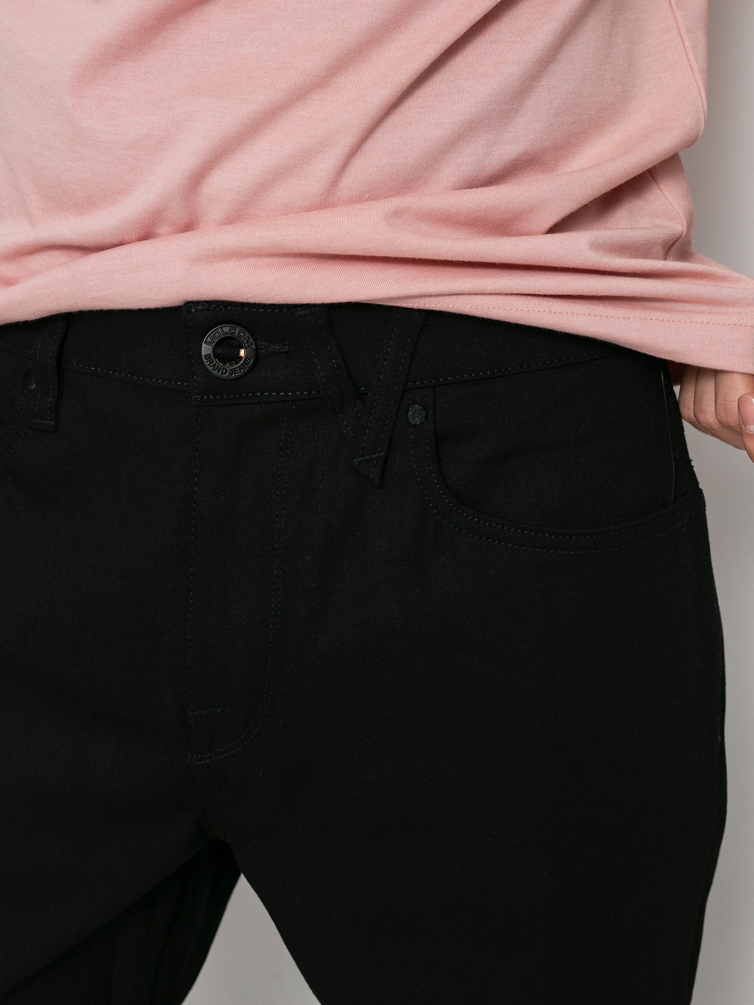 Kalhoty Volcom Modown Denim (black on black)