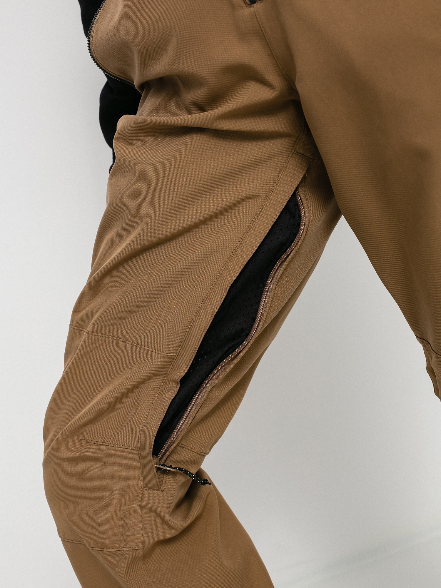 Dámské Snowboardové kalhoty  Volcom Swift Bib Overall (coffee)