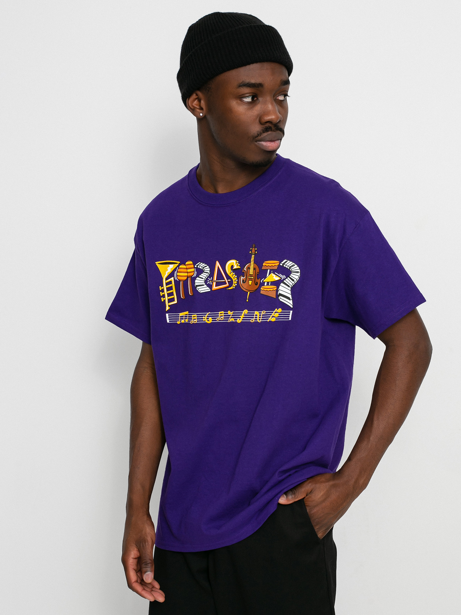 Tričko Thrasher Fillmore Logo (purple)