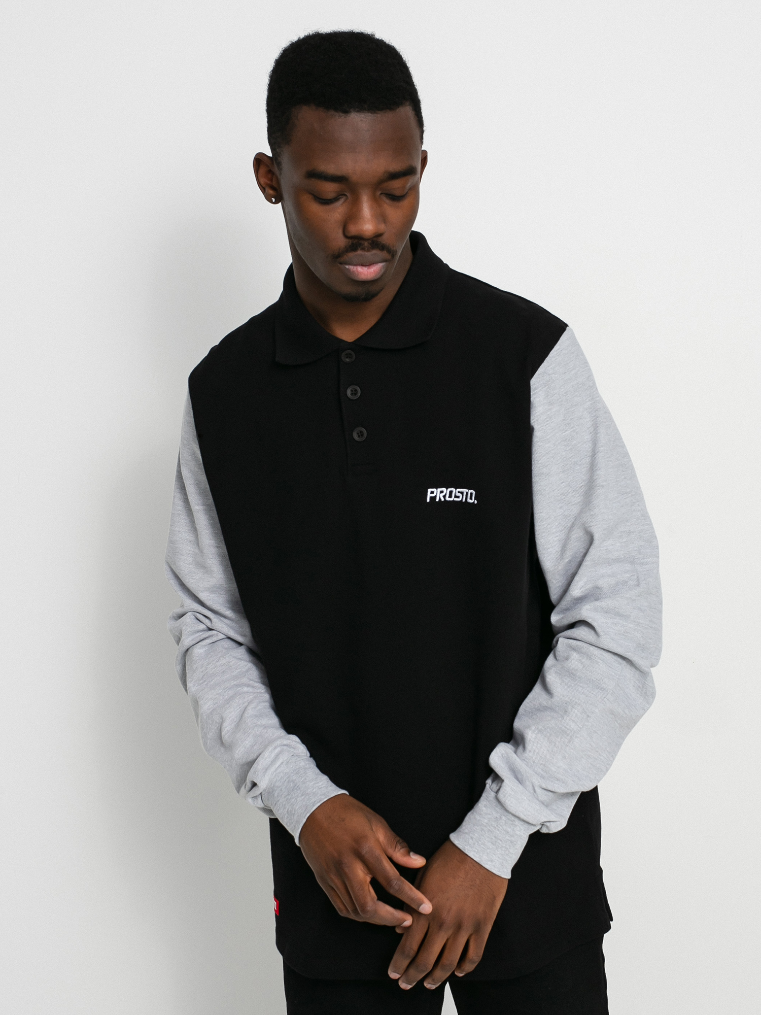 Polo tričko Prosto Alane (black)