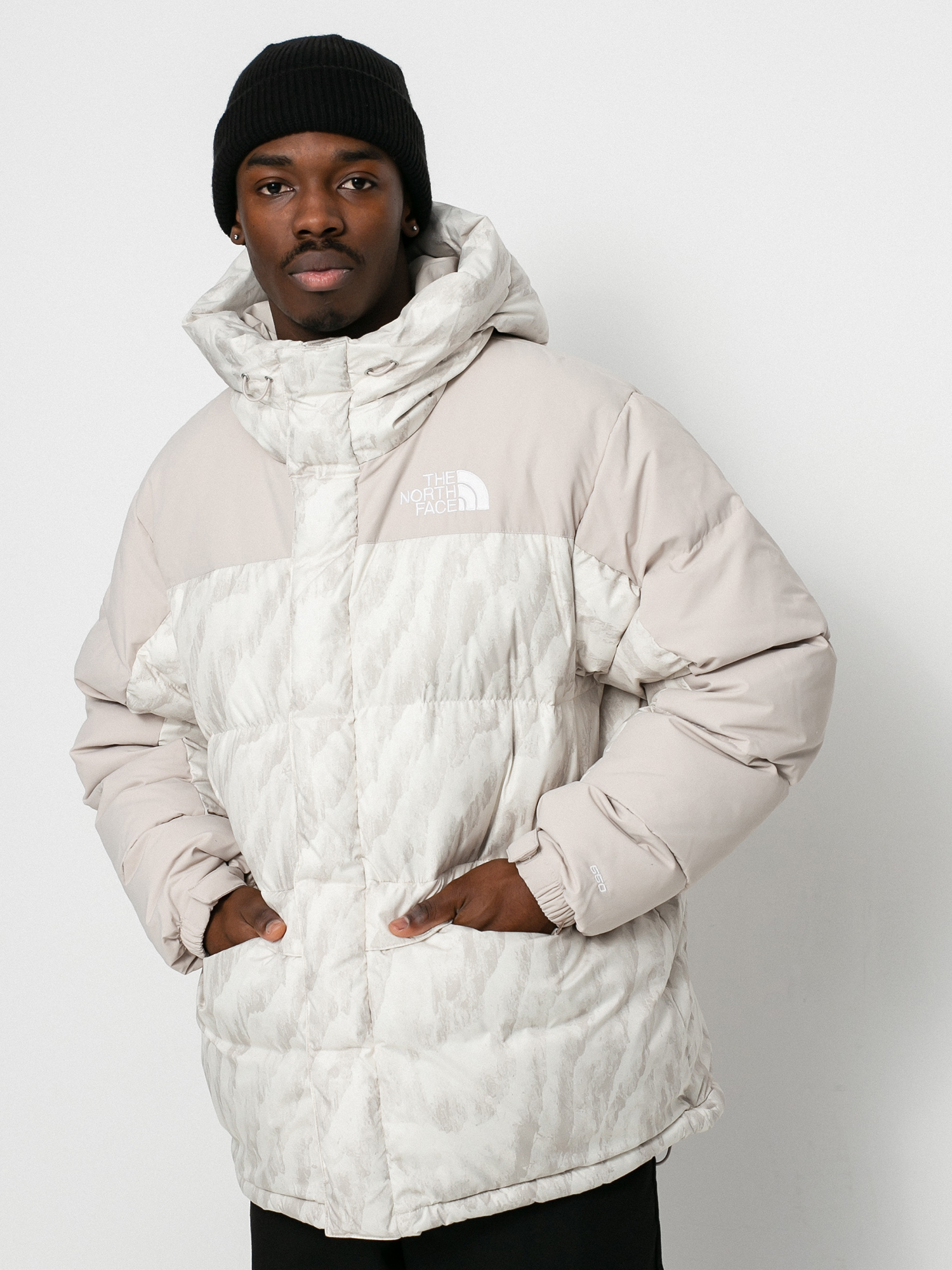 Bunda The North Face Printed Hmlyn Down Parka (silvergrywoodentigerprint)