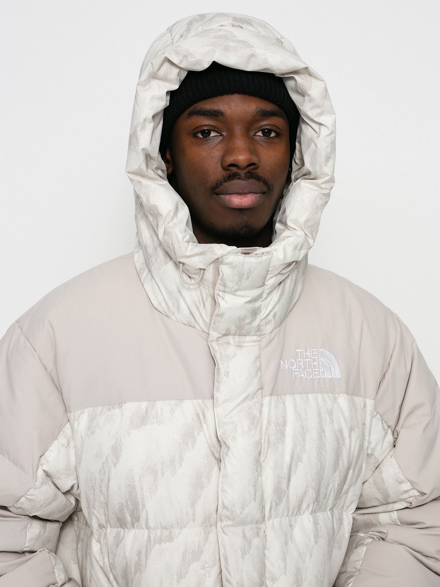 Bunda The North Face Printed Hmlyn Down Parka (silvergrywoodentigerprint)