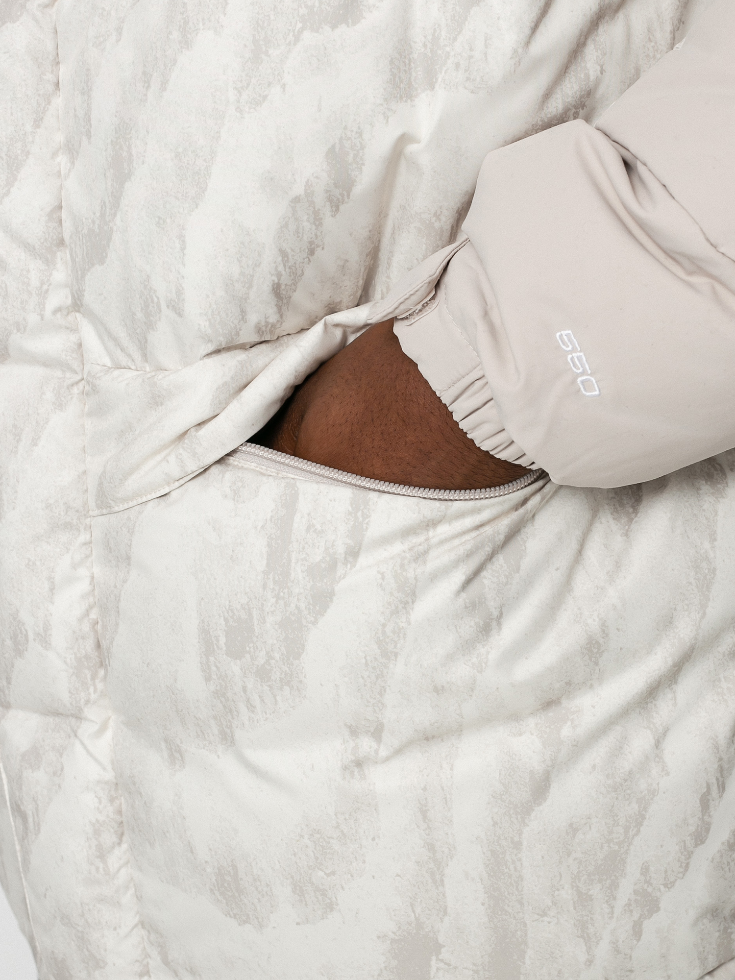 Bunda The North Face Printed Hmlyn Down Parka (silvergrywoodentigerprint)