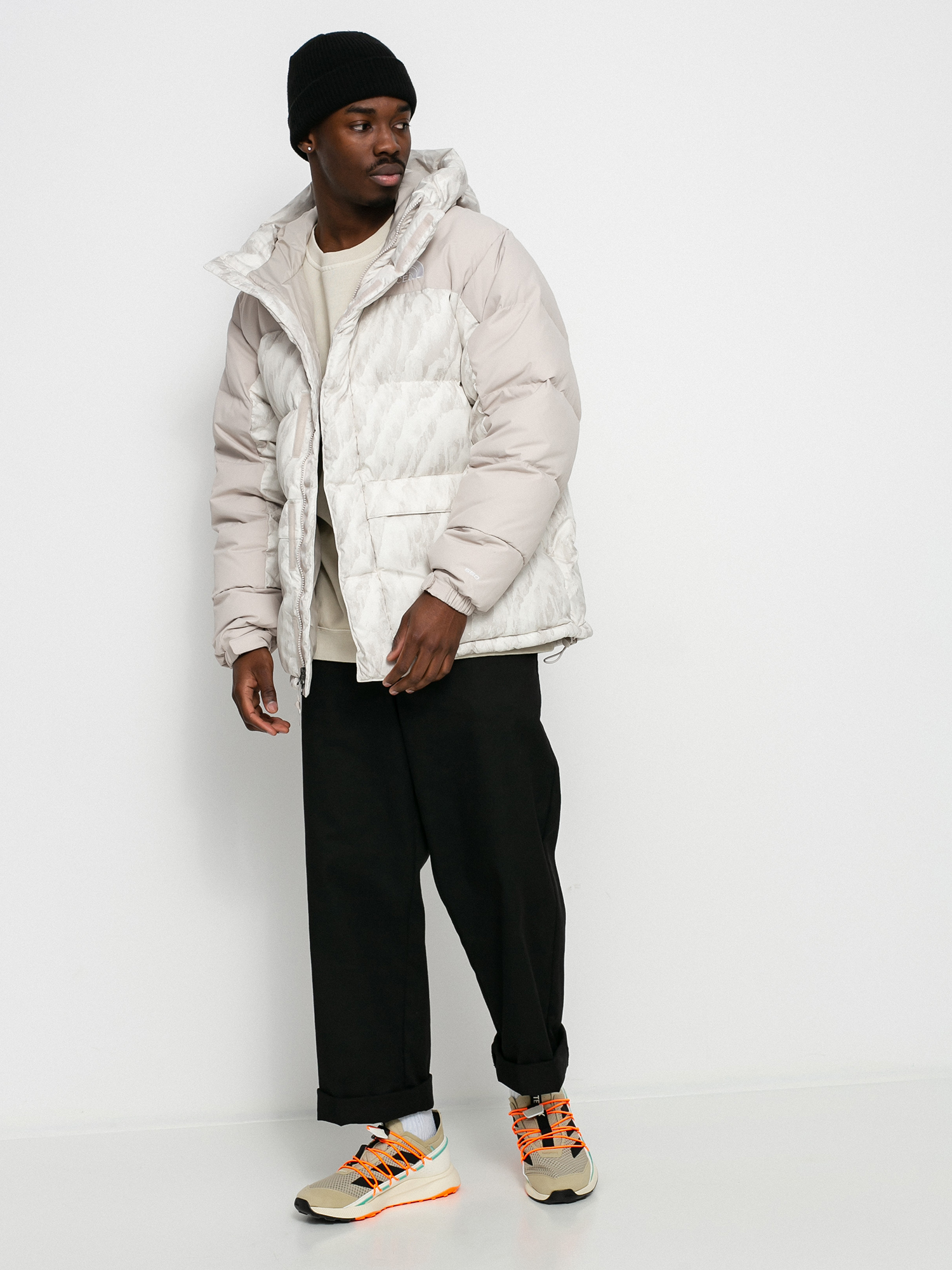 Bunda The North Face Printed Hmlyn Down Parka (silvergrywoodentigerprint)