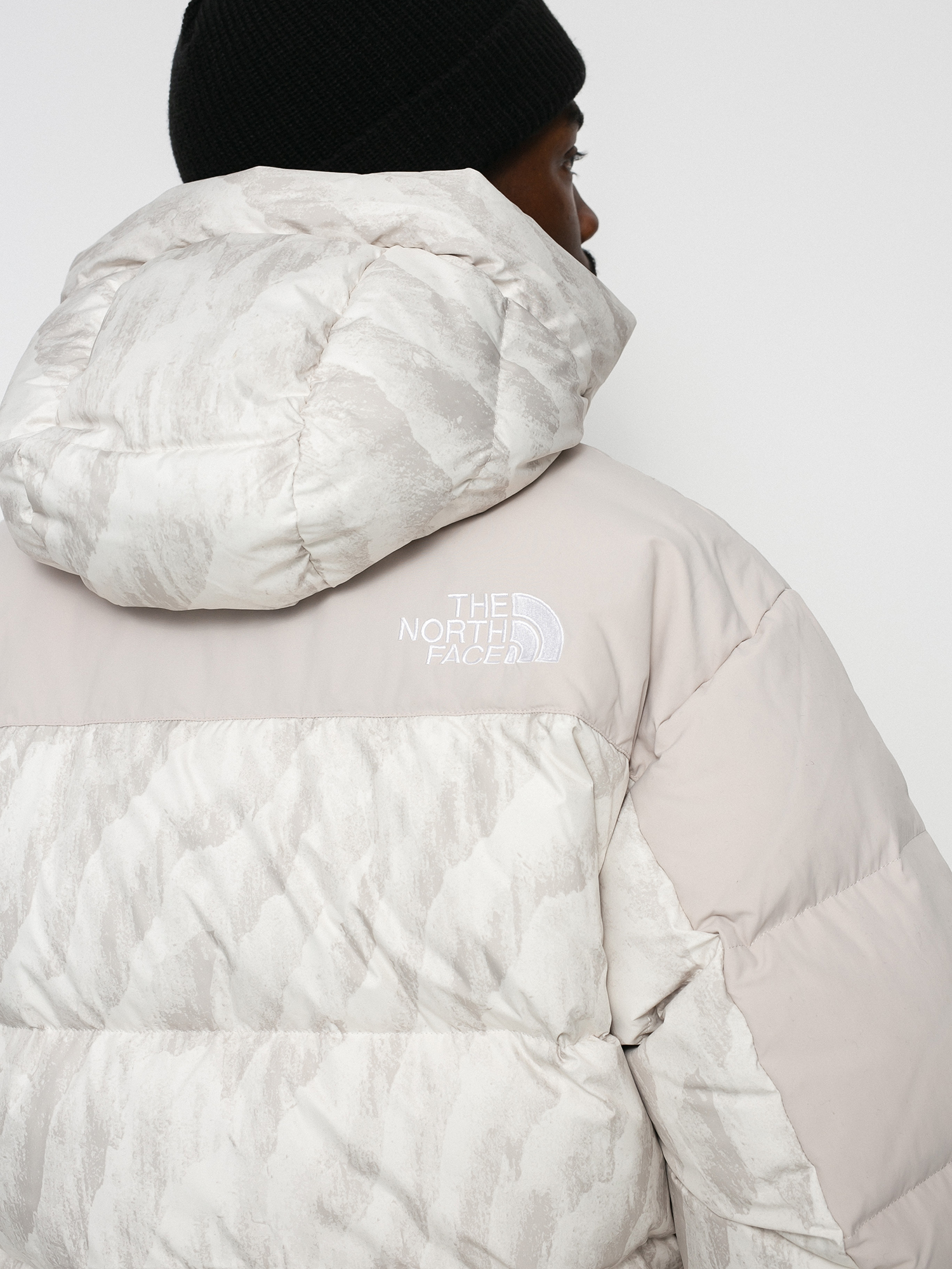 Bunda The North Face Printed Hmlyn Down Parka (silvergrywoodentigerprint)