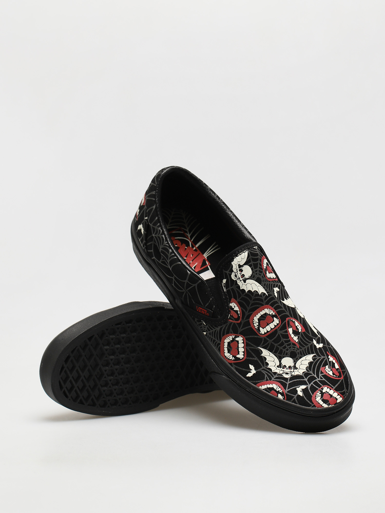 Boty Vans Classic Slip On (glow frights/blk/blk)