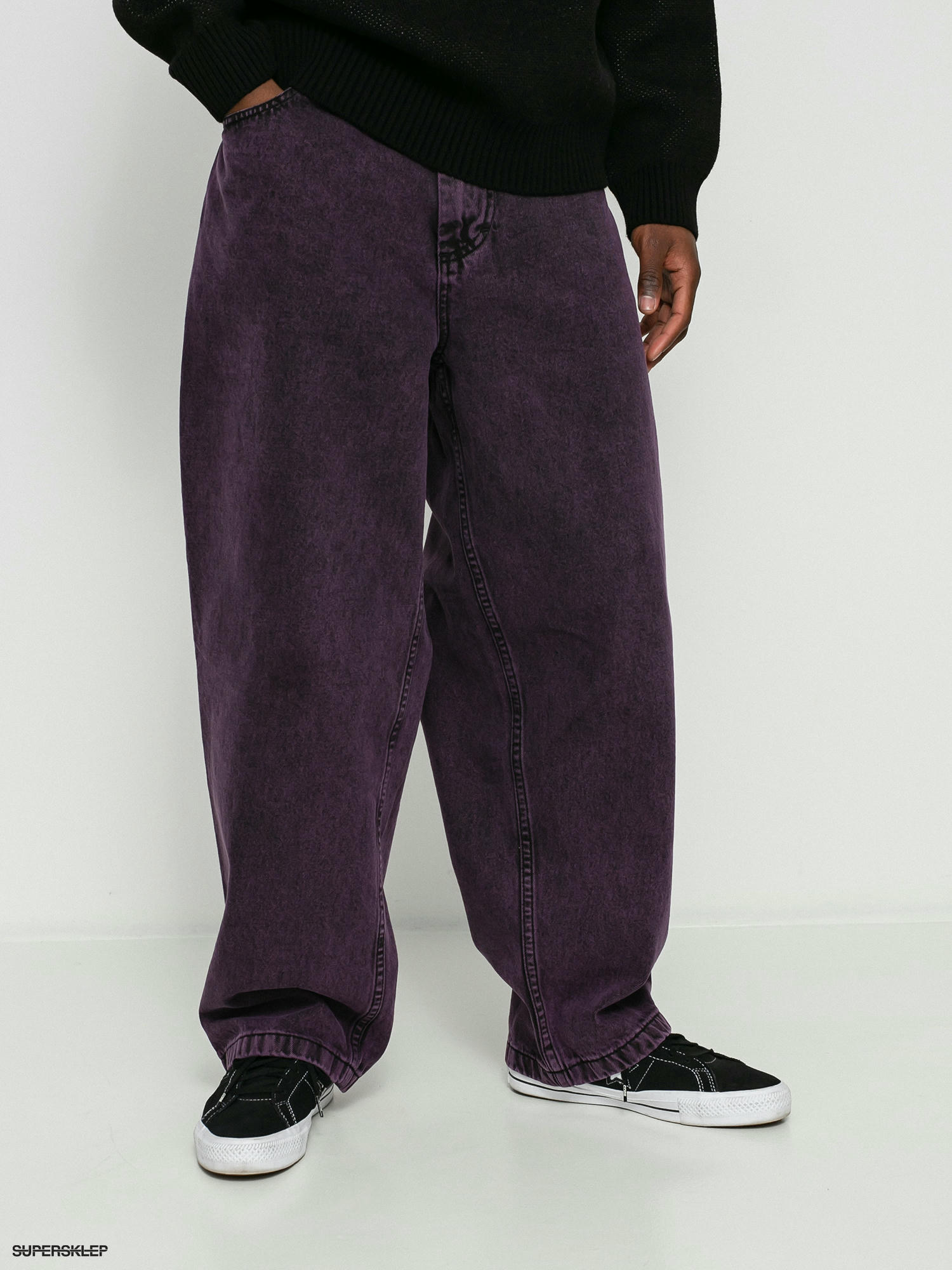 カットオフしてますpolar big boy jeans purple black S