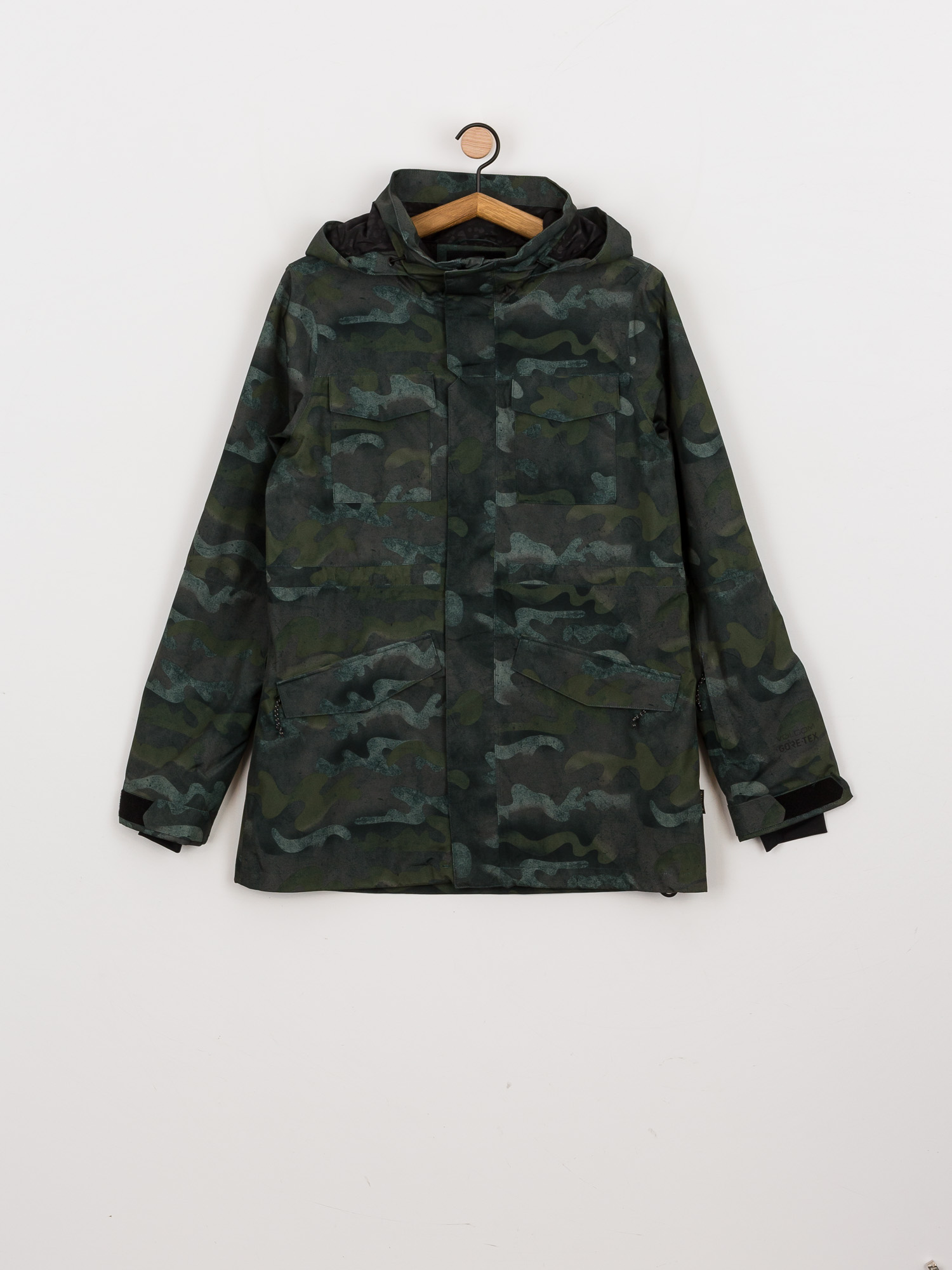 Dámská Snowboardová bunda Volcom Leda Gore Tex (covert green)