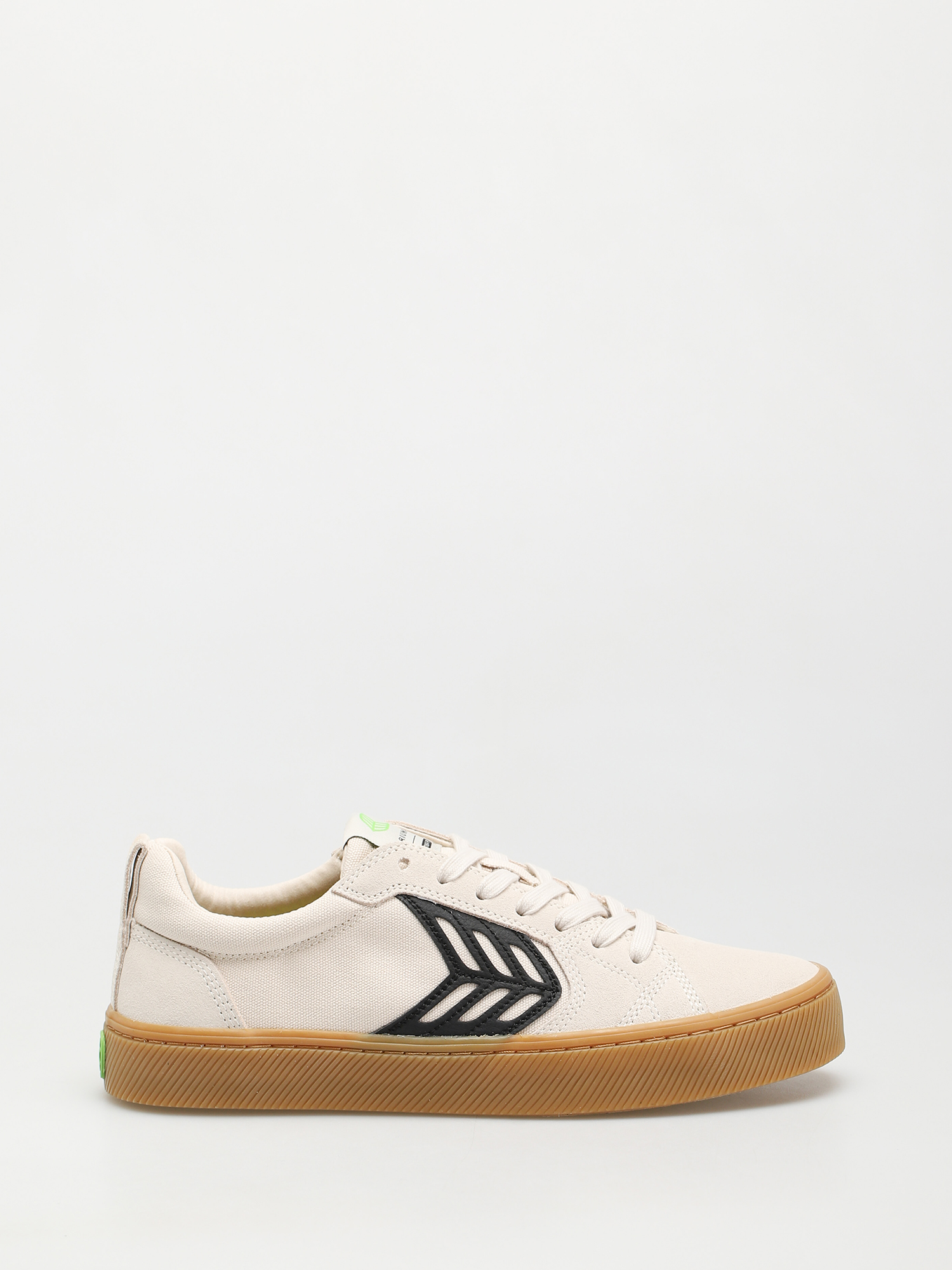 catiba pro skate vintage white suede and canvas bl