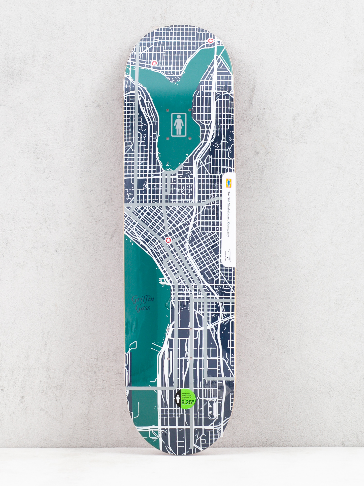 Deska Girl Skateboard Gass Pin Point One Off (green/black)