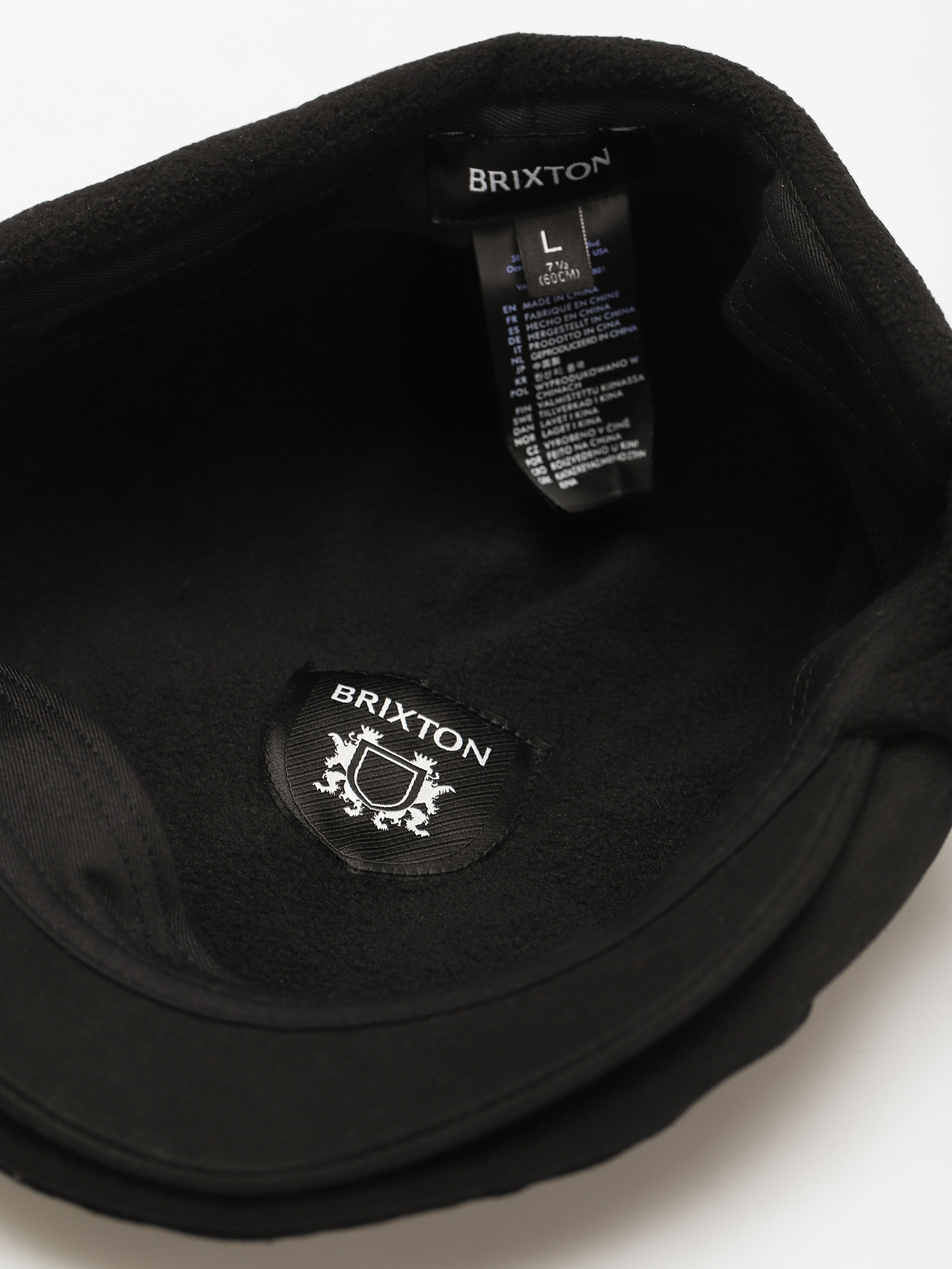 Klobouk s kšiltem Brixton Hooligan Baggy Ef Snap Cap (black)