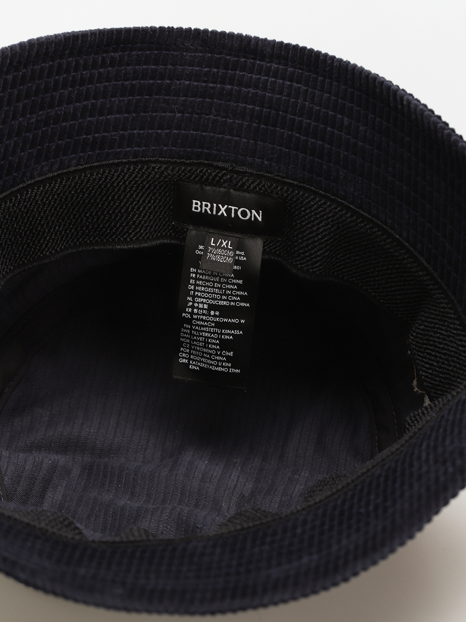 Klobouk Brixton Gramercy Packable Bucket Hat (washed navy)