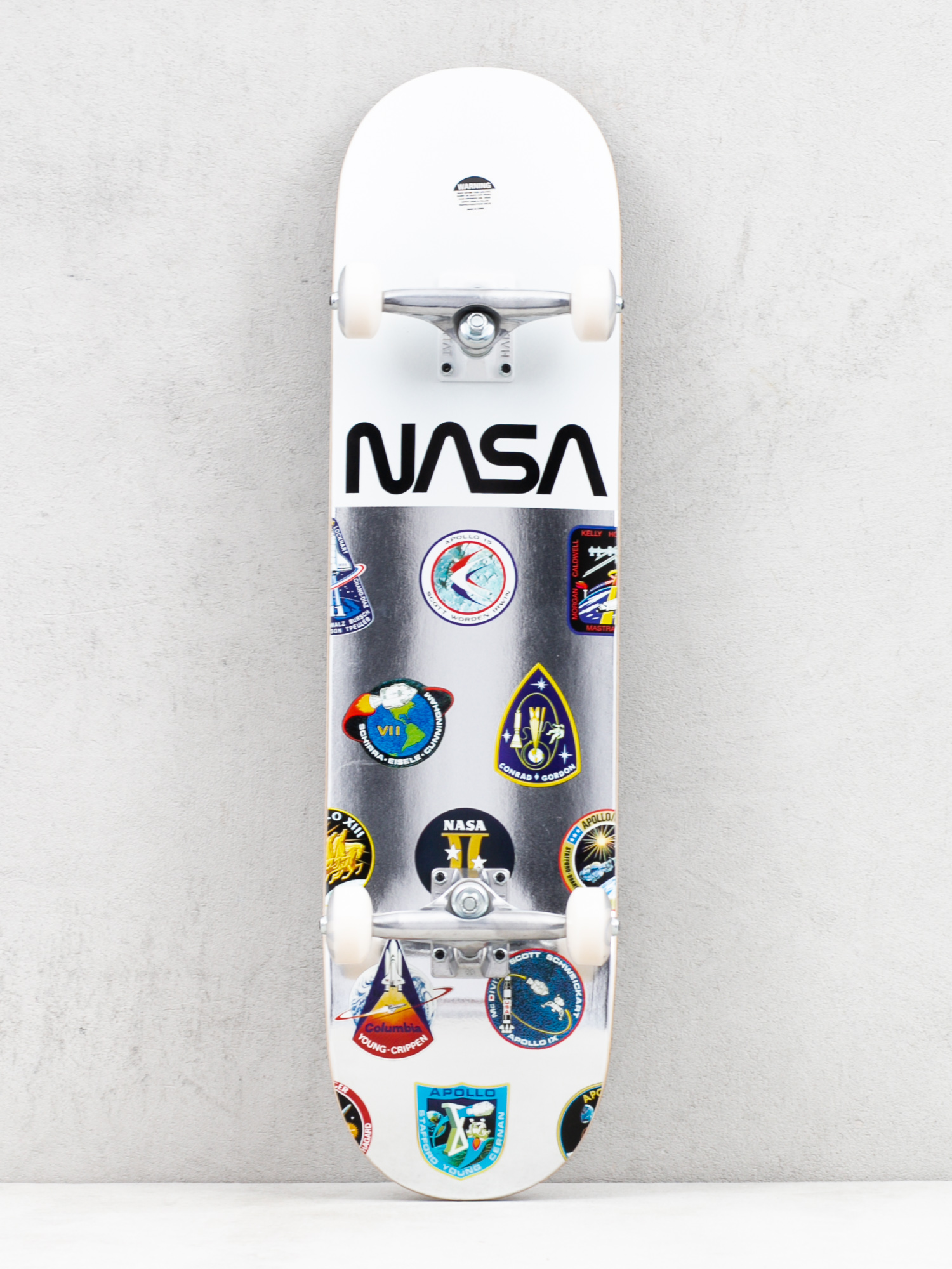 Skateboard Habitat Nasa Array (silver/white)