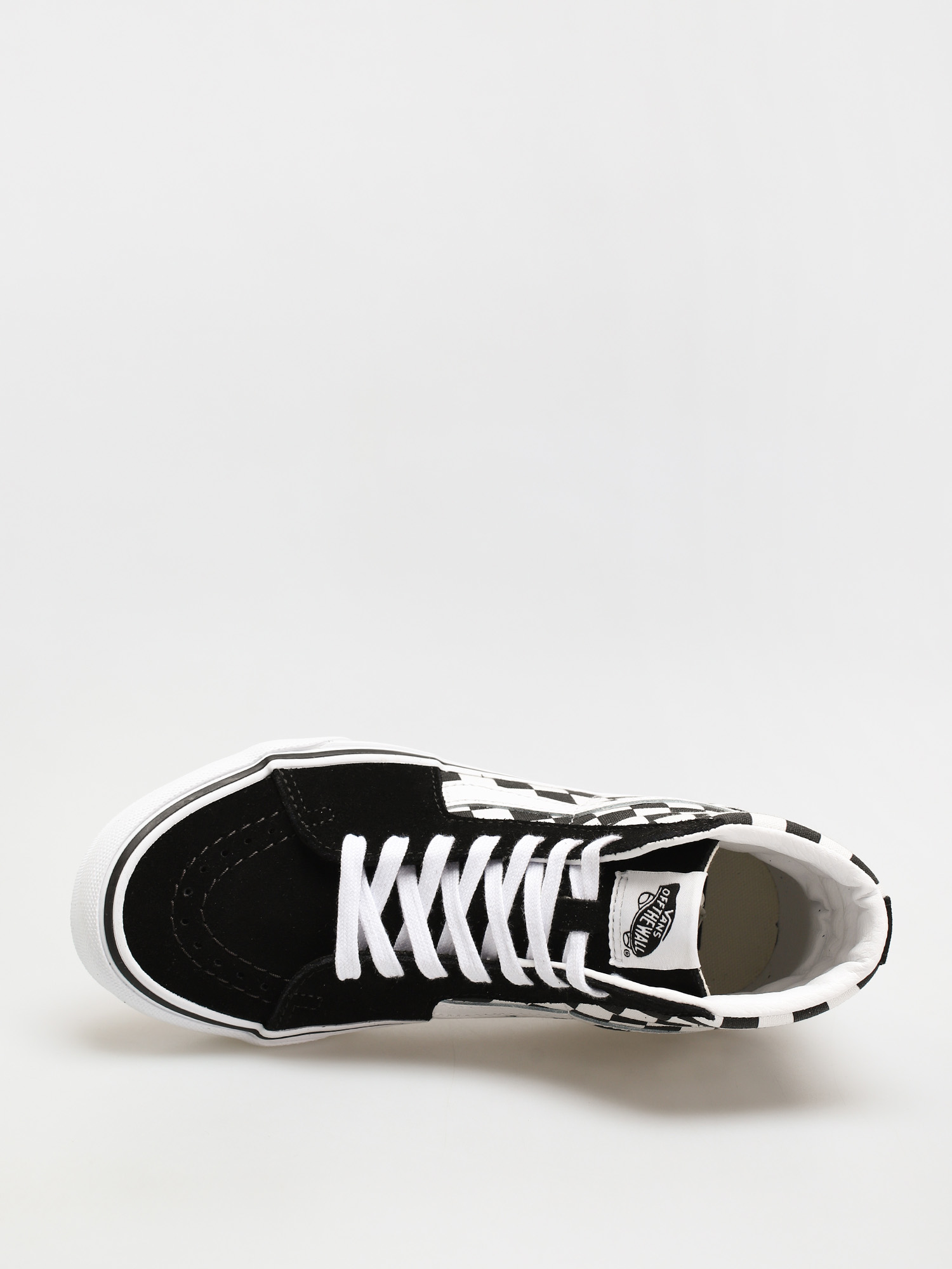 Boty Vans Sk8 Hi (checkerboard/blk/tr wht)
